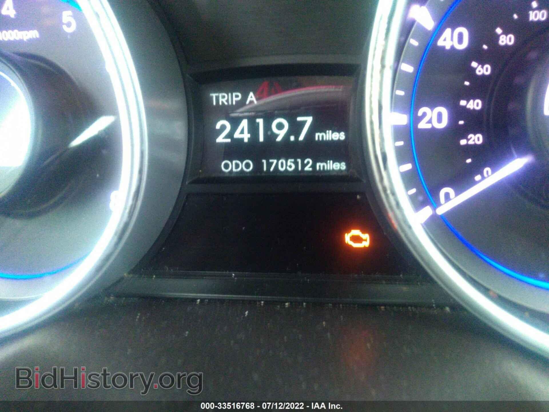 2012 HYUNDAI SONATA - VIN: 5NPEB4AC8CH345977 - Фото 7