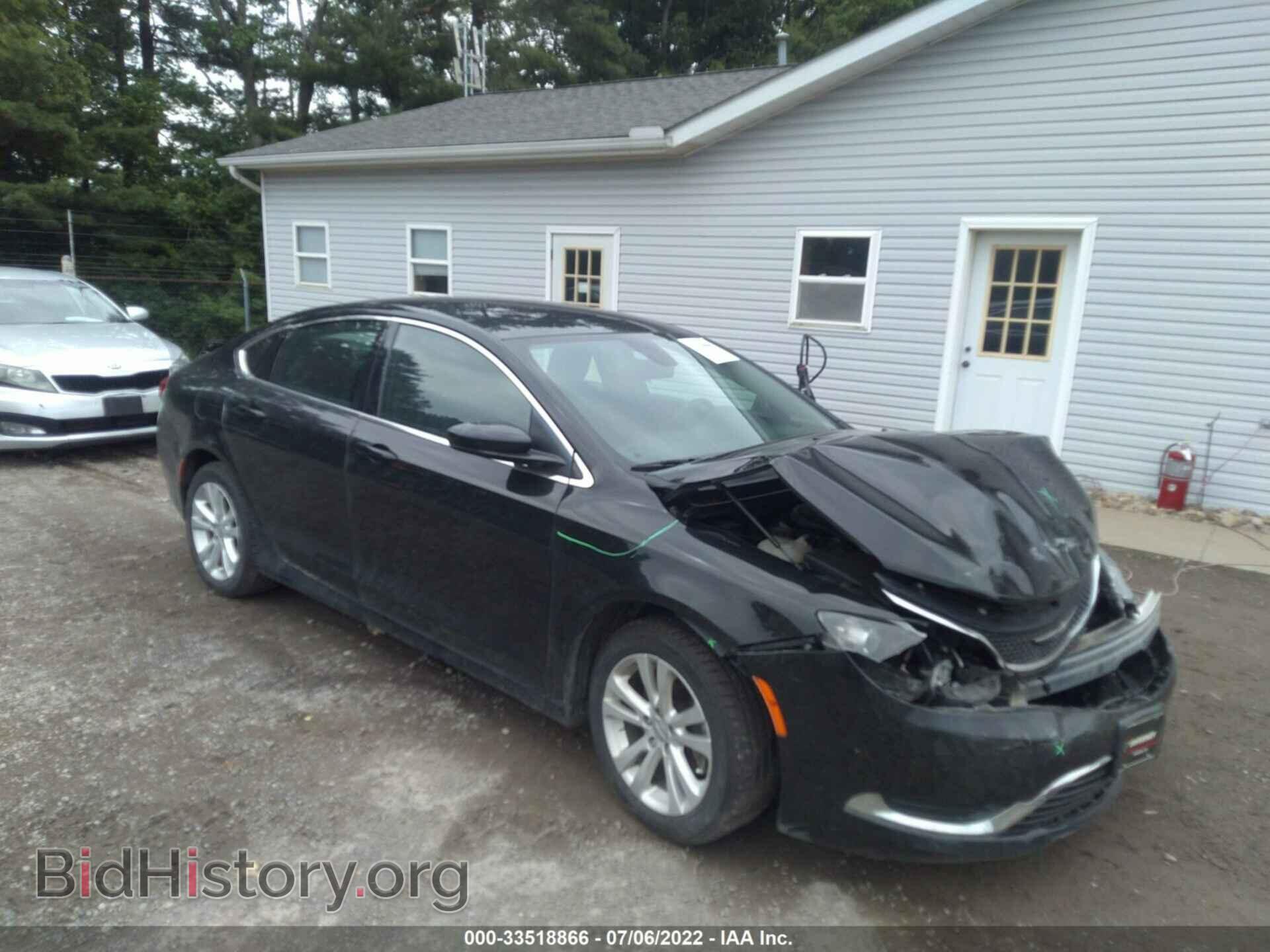 Фотография 1C3CCCAB0GN160841 - CHRYSLER 200 2016