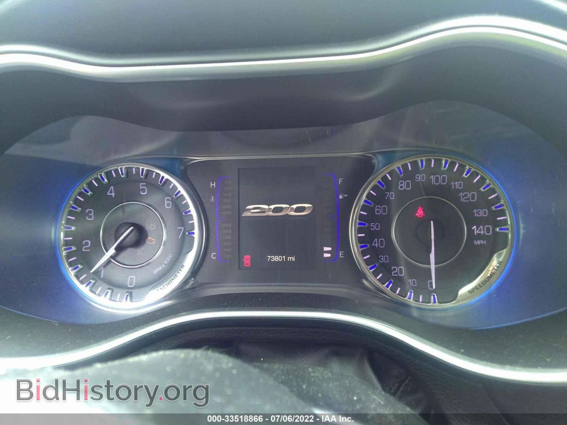 2016 CHRYSLER 200 - VIN: 1C3CCCAB0GN160841 - Фото 7