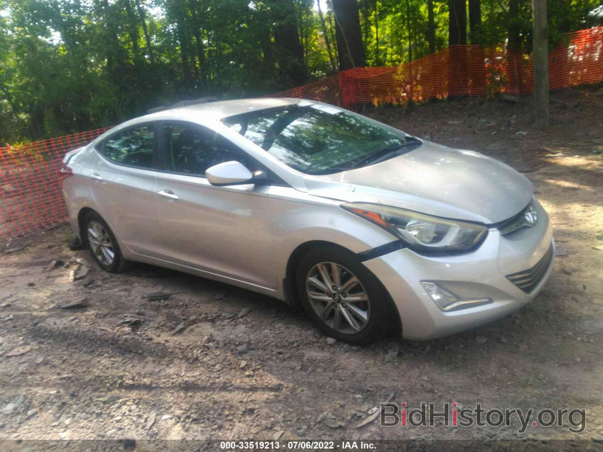 Photo 5NPDH4AE7GH656737 - HYUNDAI ELANTRA 2016