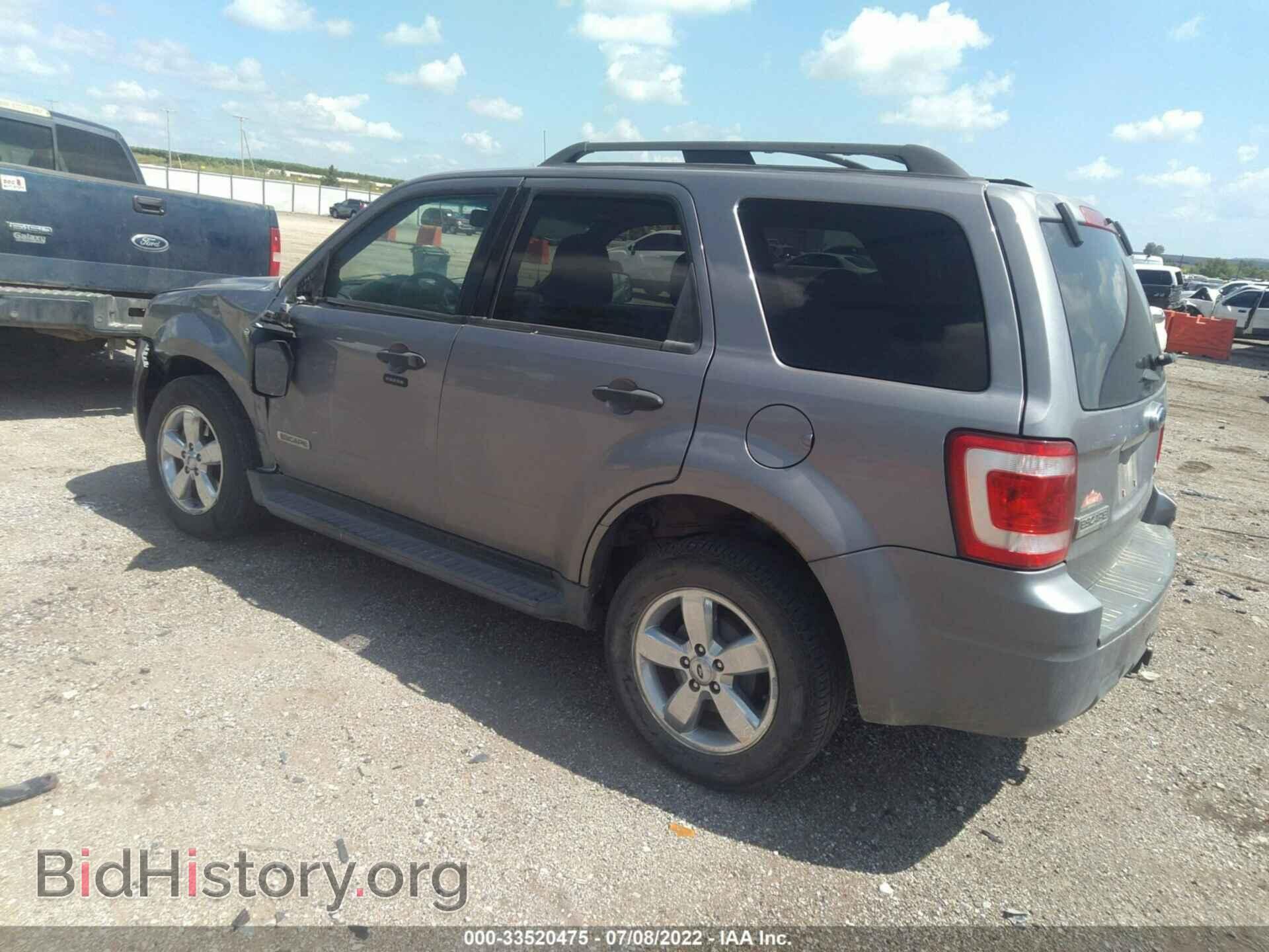 2008 FORD ESCAPE - VIN: 1FMCU93128KD66127 - Фото 3