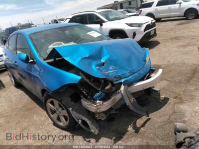 2016 Dodge DART SXT, синий — VIN 1C3CDFBB7GD689691, IAAI