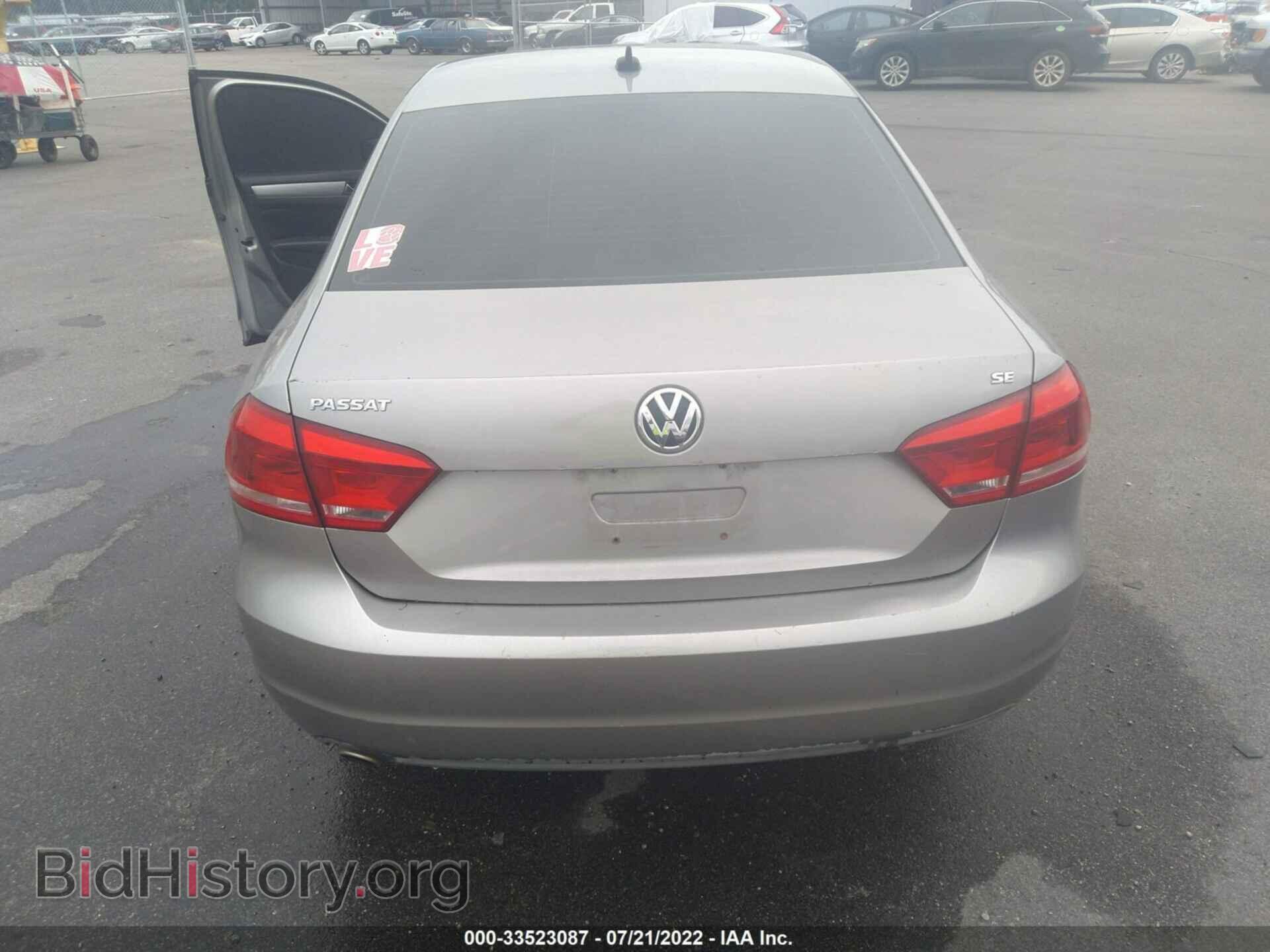 2012 VOLKSWAGEN PASSAT - VIN: 1VWBP7A32CC083422 - Фото 6