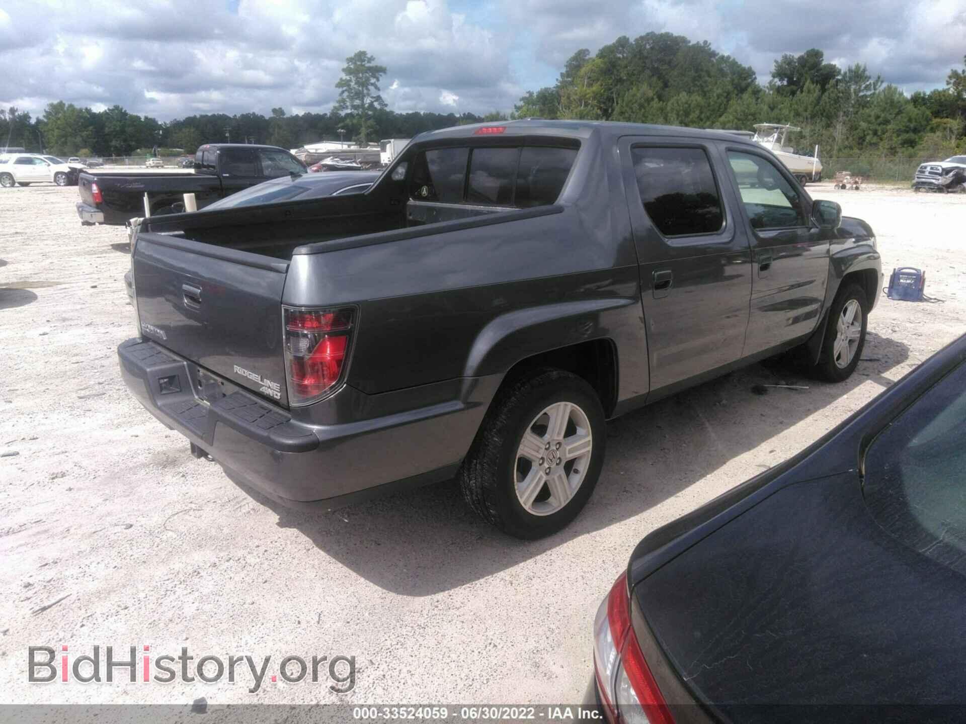 2012 HONDA RIDGELINE - VIN: 5FPYK1F57CB459352 - Фото 4