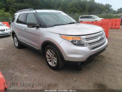 2012 Ford EXPLORER XLT, silver — VIN 1FMHK8D80CGA51601, IAAI