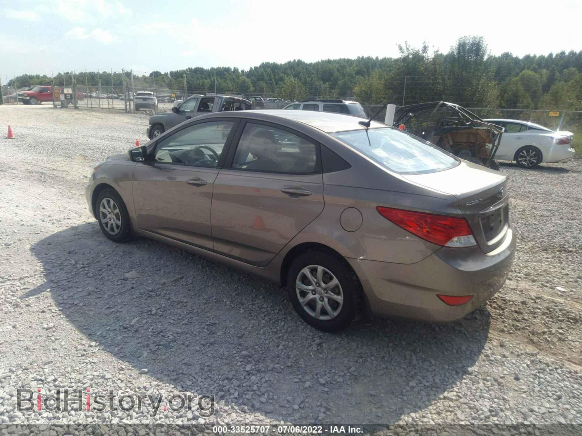 2013 HYUNDAI ACCENT - VIN: KMHCT4AE6DU325493 - Фото 3