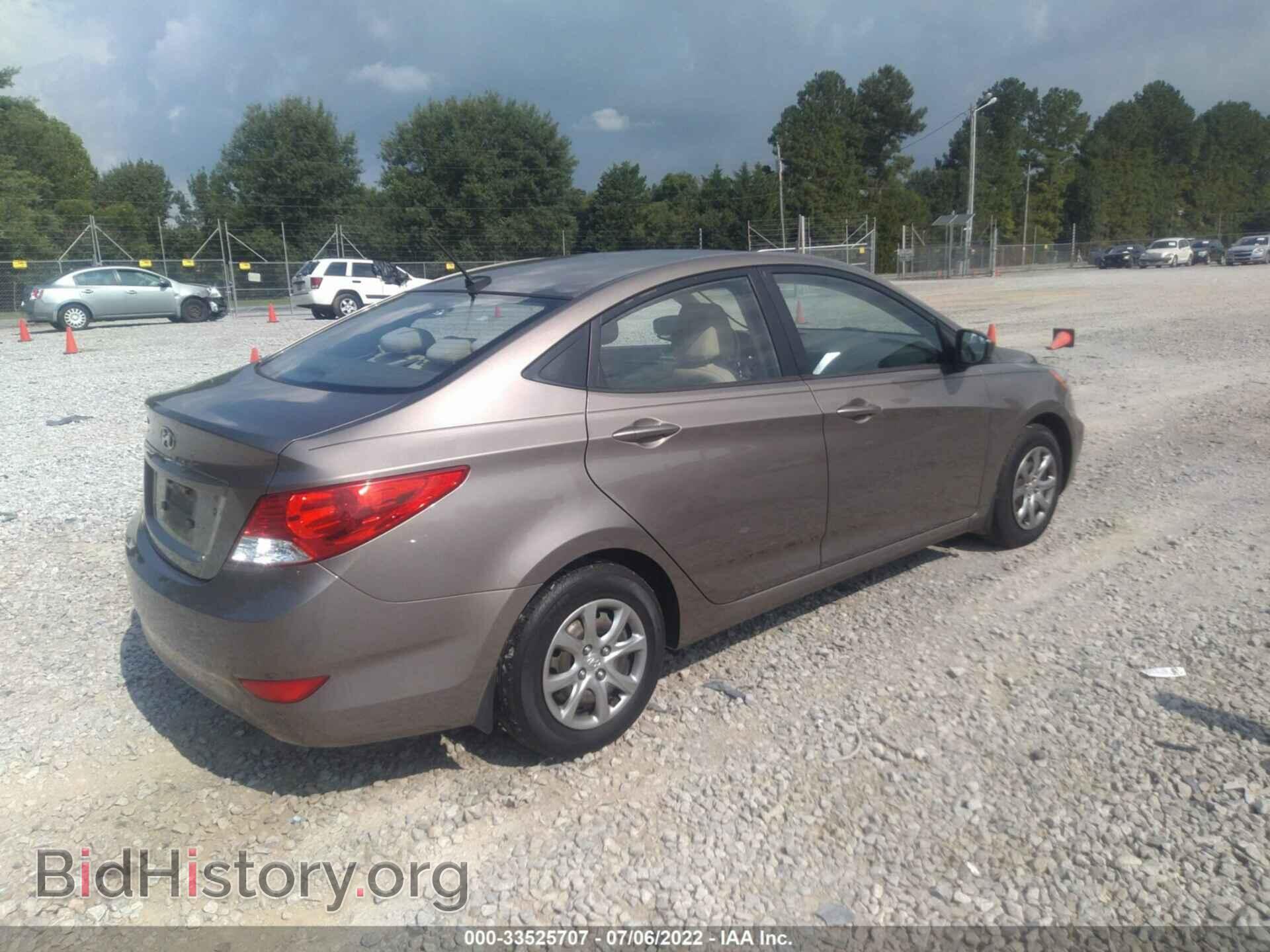 2013 HYUNDAI ACCENT - VIN: KMHCT4AE6DU325493 - Фото 4