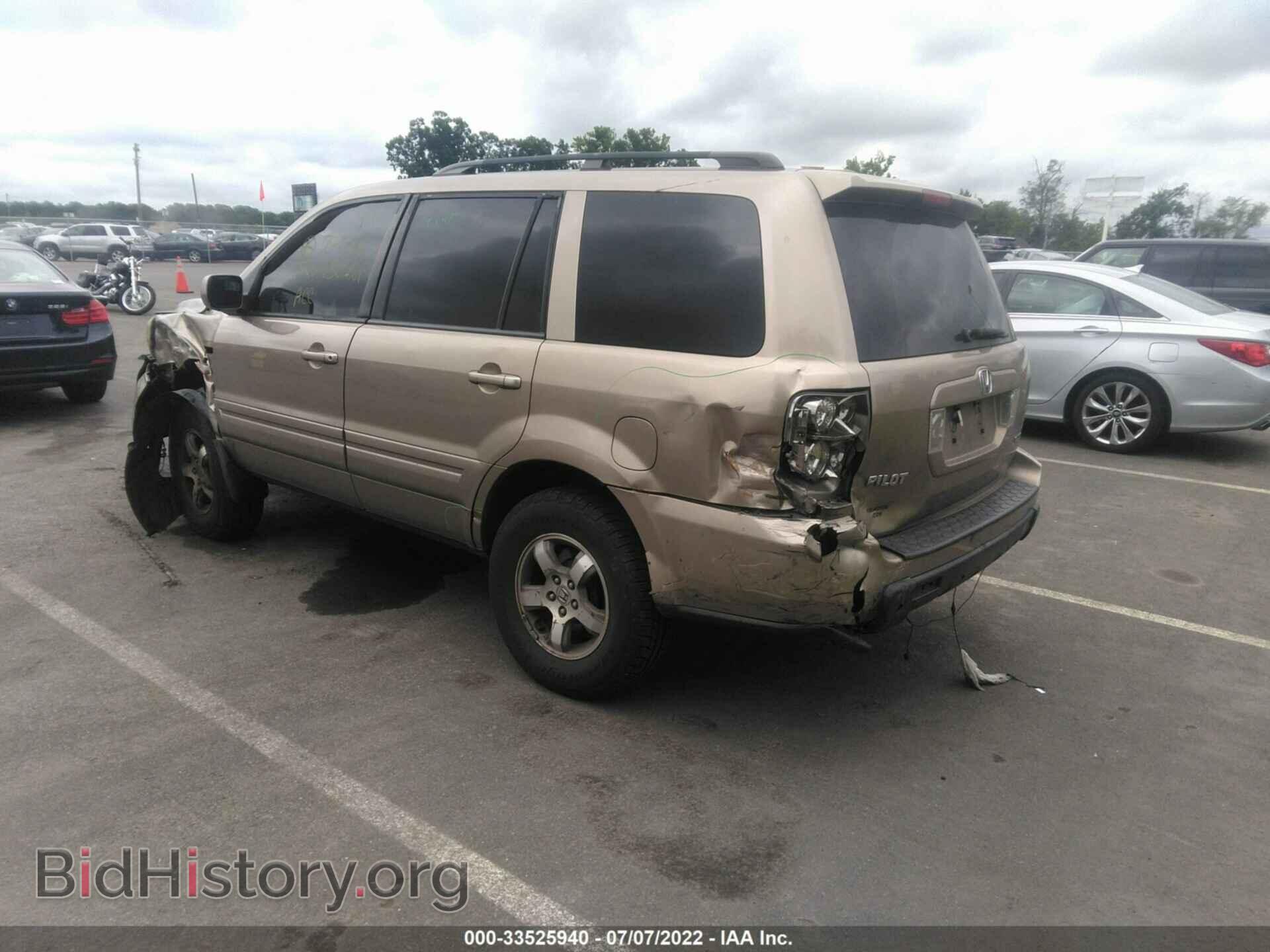 2006 HONDA PILOT - VIN: 2HKYF18566H561774 - Фото 3