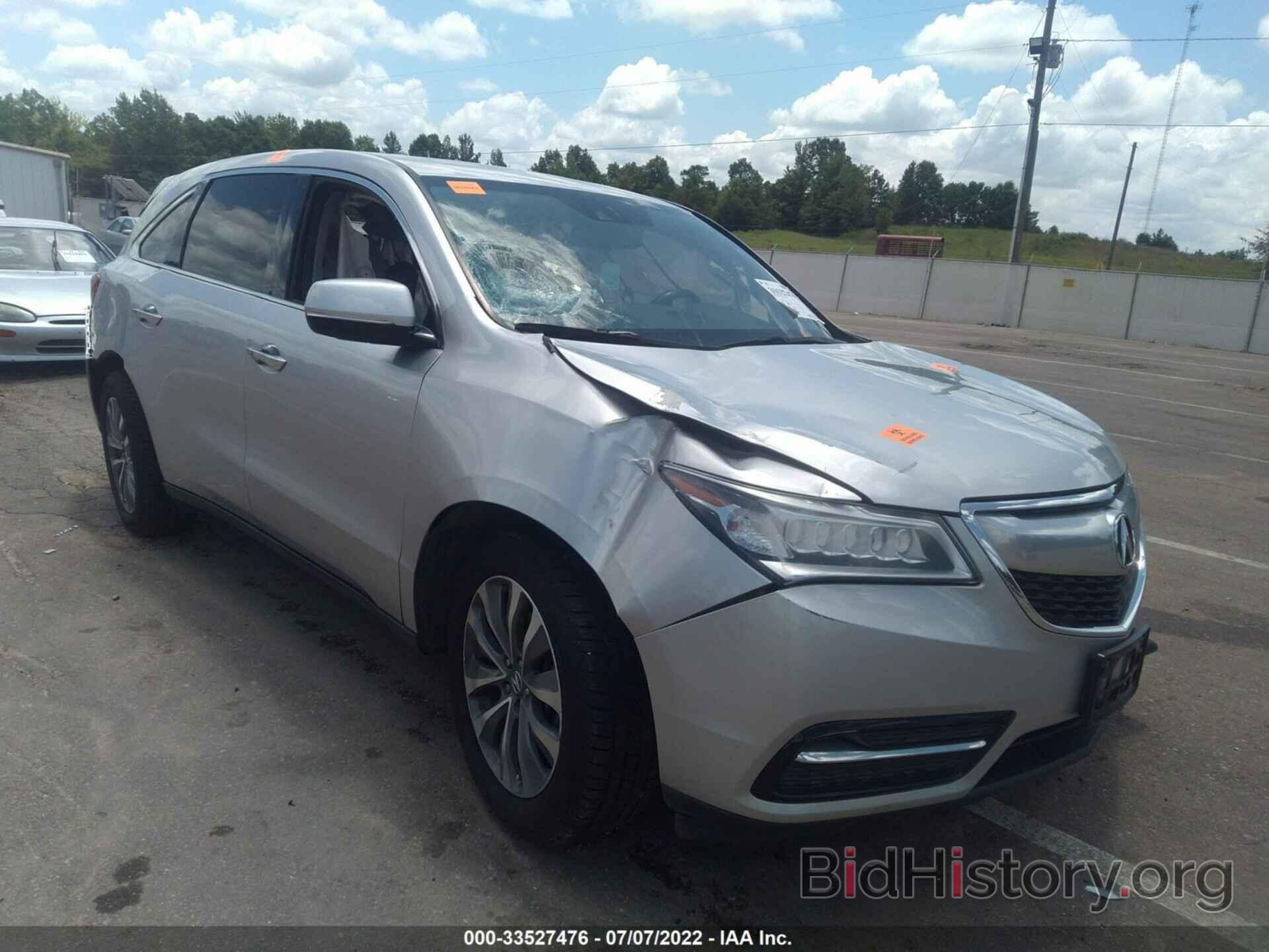 Фотография 5FRYD4H44EB037095 - ACURA MDX 2014