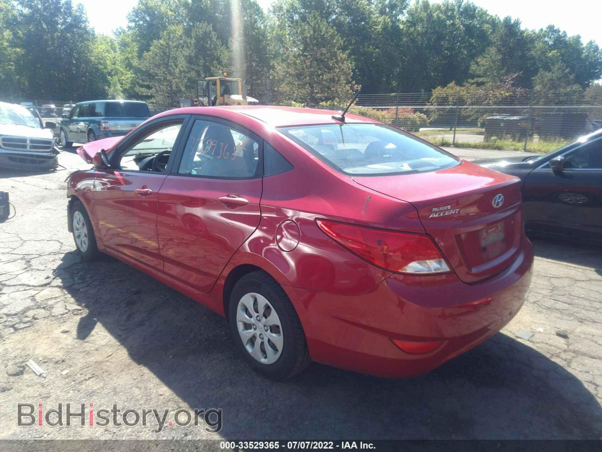2016 HYUNDAI ACCENT - VIN: KMHCT4AE9GU049282 - Фото 3