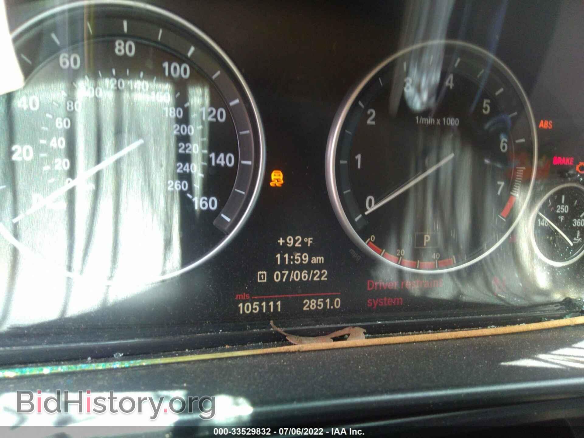 2011 BMW 5 SERIES - VIN: WBAFR1C56BC749834 - Фото 7