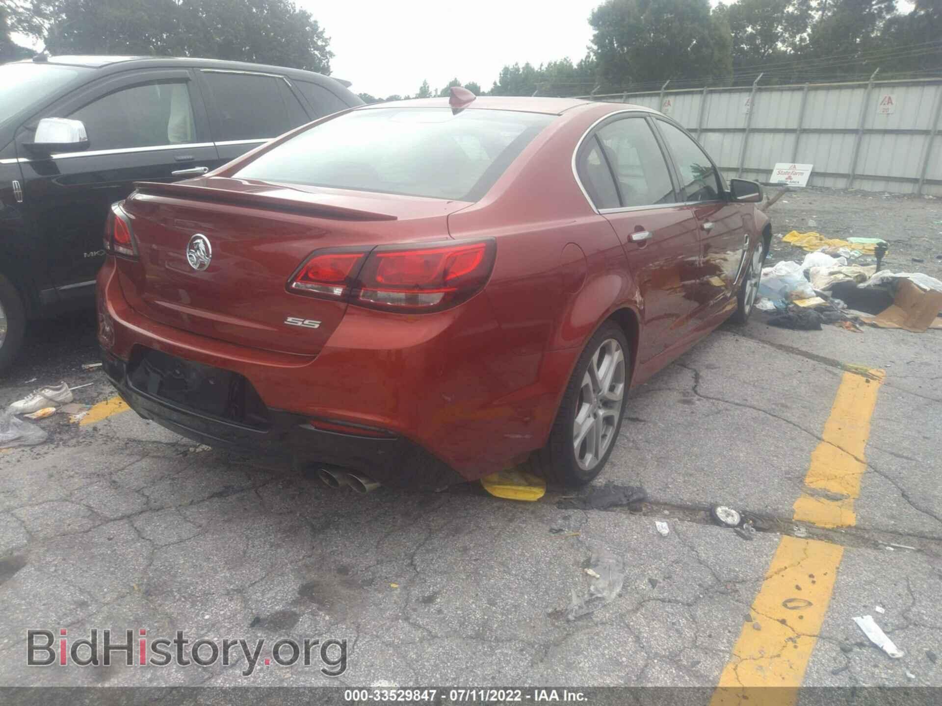 2016 CHEVROLET SS - VIN: 6G3F15RW4GL215291 - Фото 4