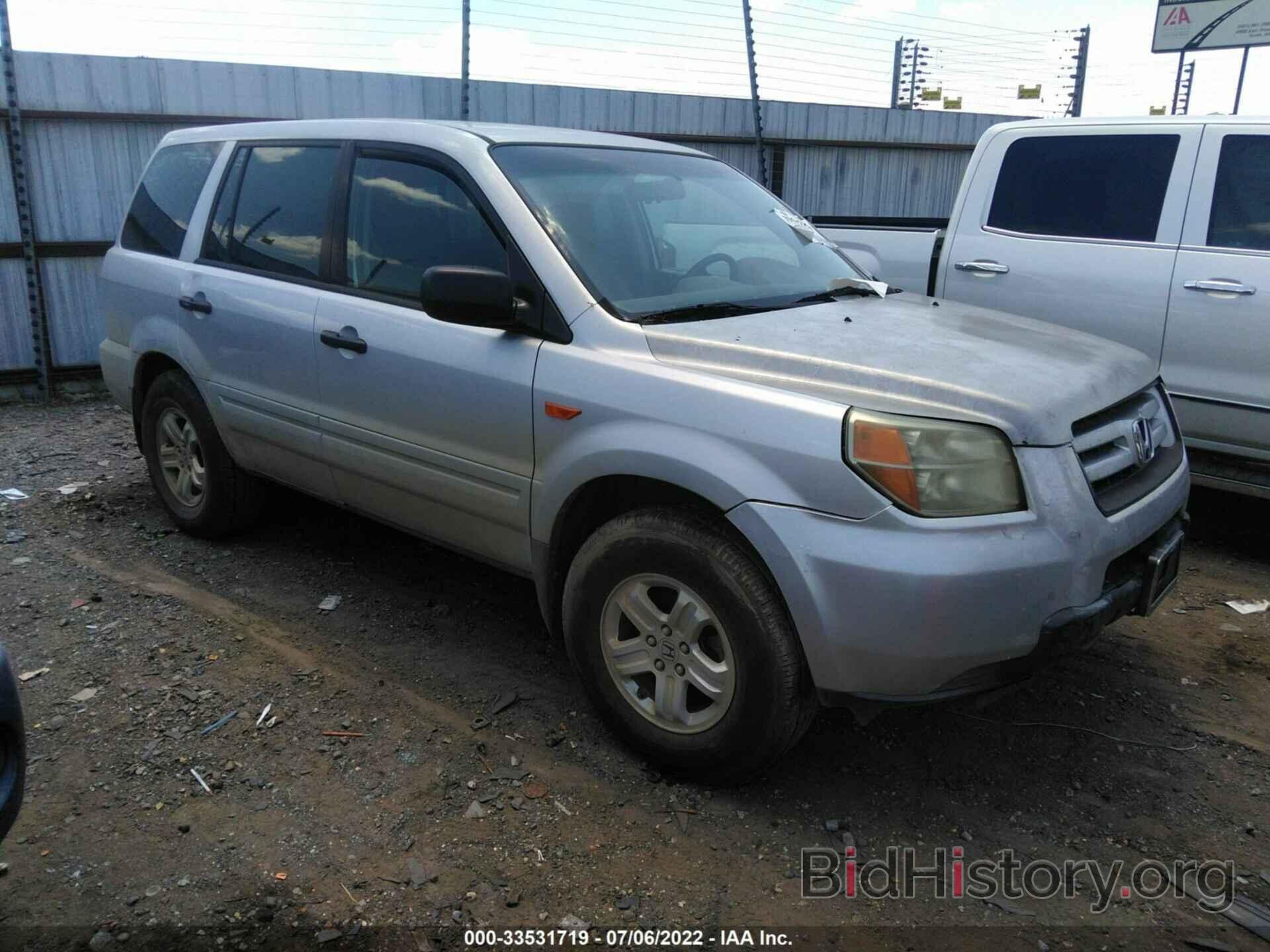 Photo 5FNYF28196B026049 - HONDA PILOT 2006