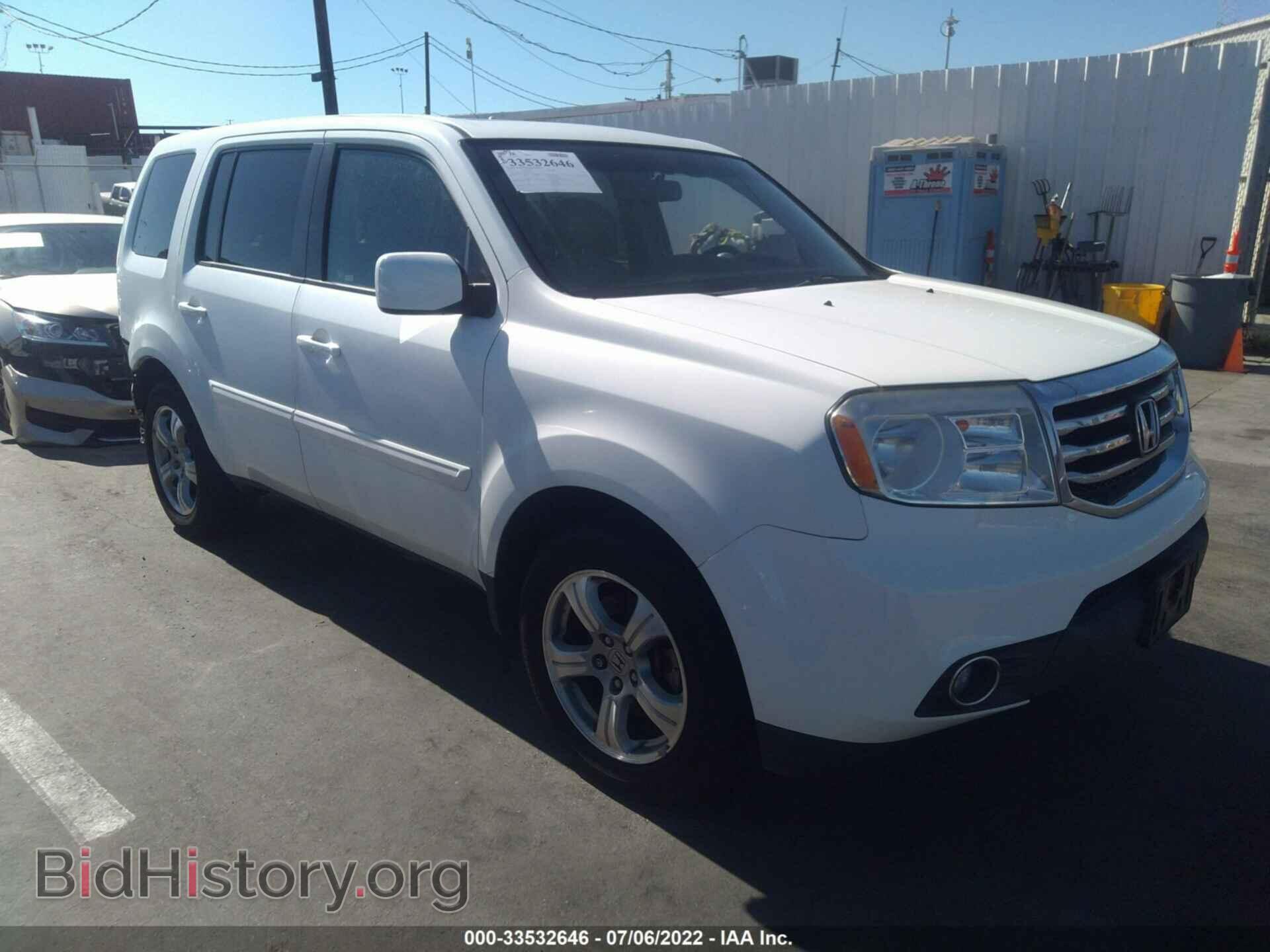 Фотография 5FNYF3H73CB030636 - HONDA PILOT 2012