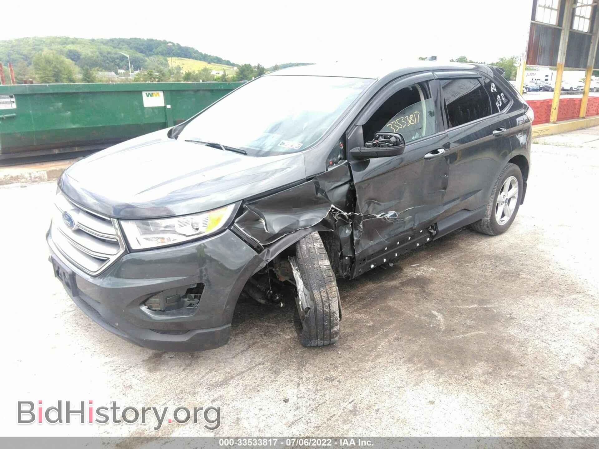 2015 FORD EDGE - VIN: 2FMTK4G85FBC02295 - Photo 2
