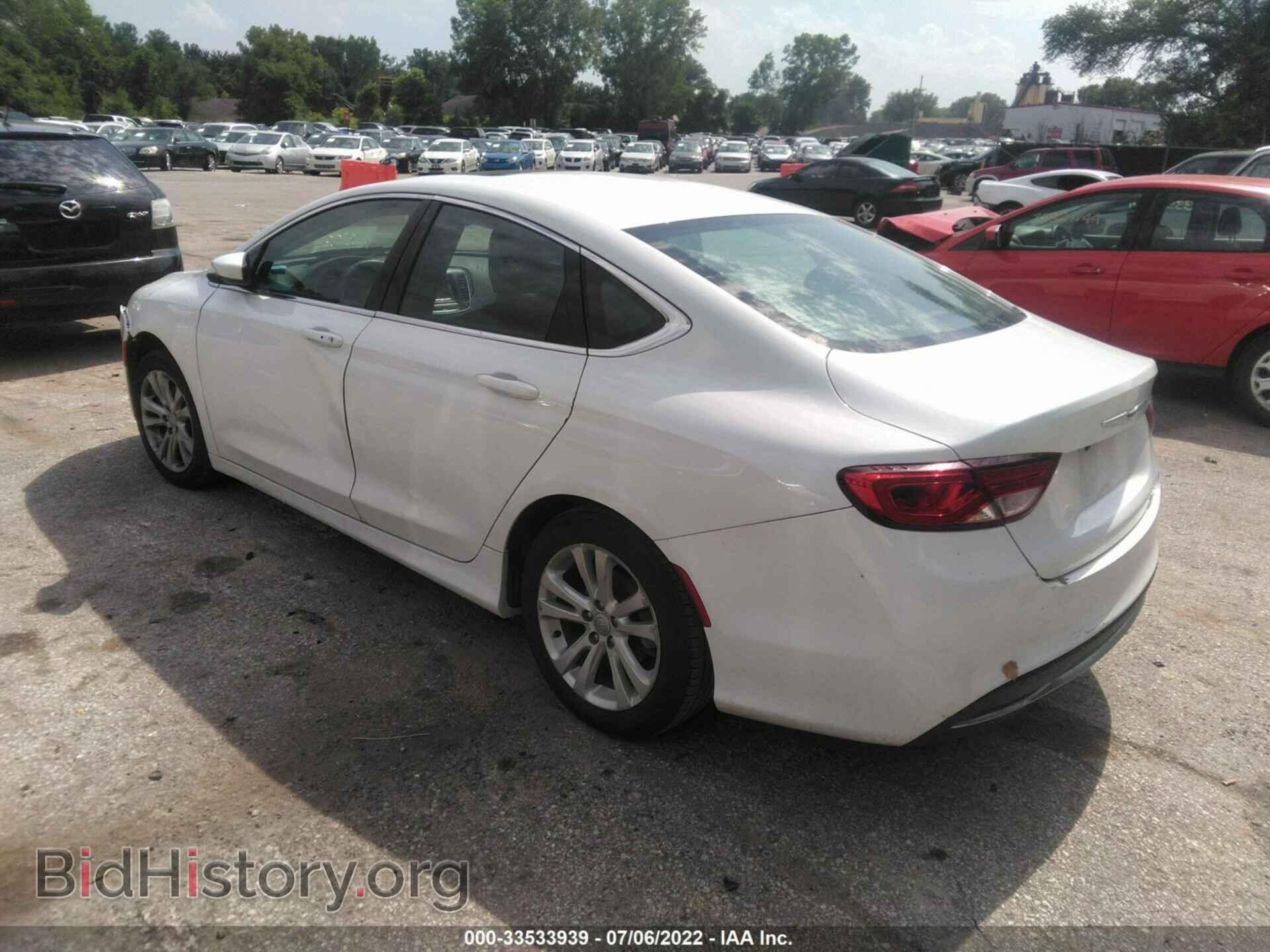 2015 CHRYSLER 200 - VIN: 1C3CCCAB3FN669403 - Фото 3
