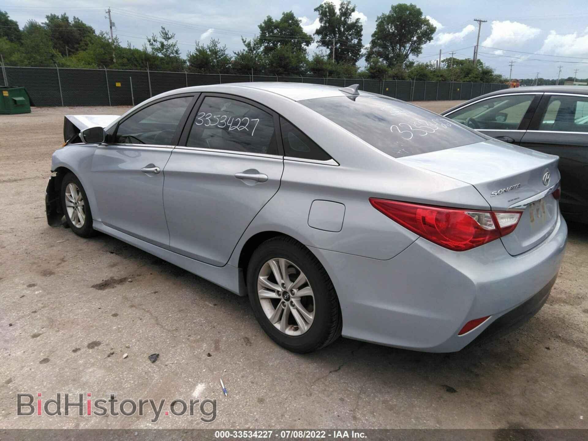 2014 HYUNDAI SONATA - VIN: 5NPEB4AC4EH846593 - Фото 3