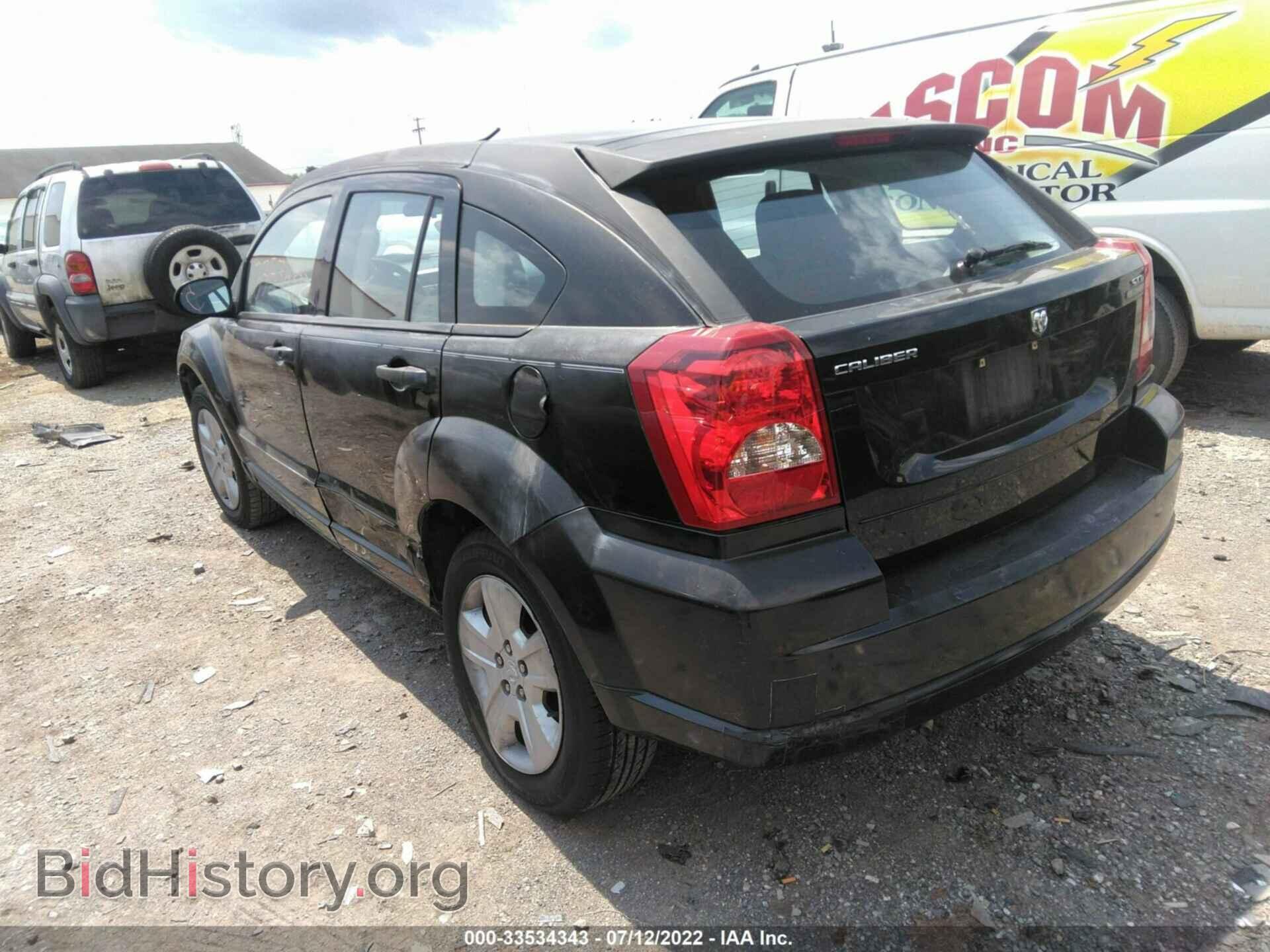 2007 DODGE CALIBER - VIN: 1B3HB48B37D255322 - Фото 3