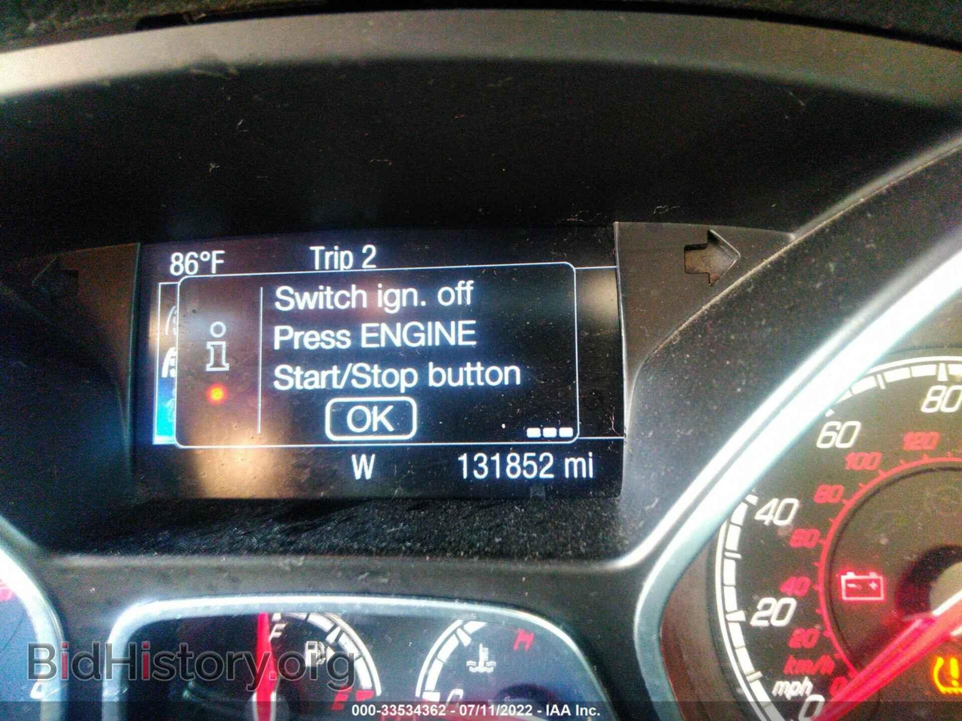 2014 FORD FOCUS - VIN: 1FADP3L99EL360257 - Фото 7