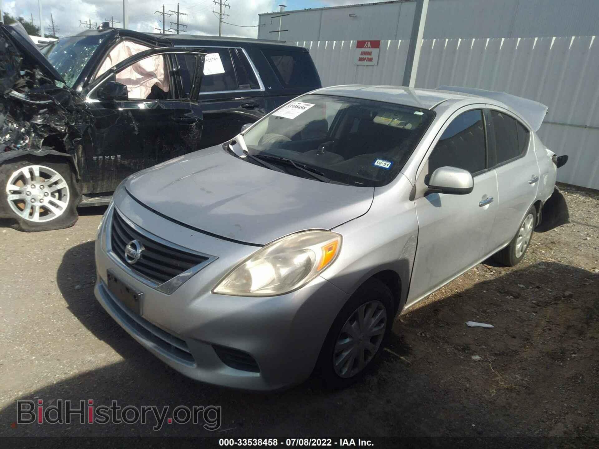 2012 NISSAN VERSA - VIN: 3N1CN7AP4CL801169 - Фото 2