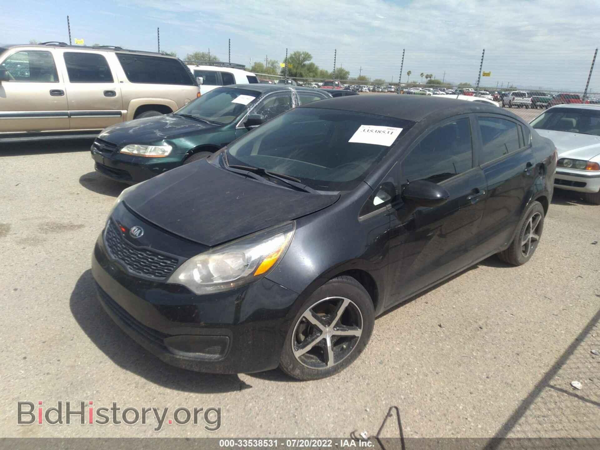 2014 KIA RIO - VIN: KNADM4A39E6377918 - Фото 2