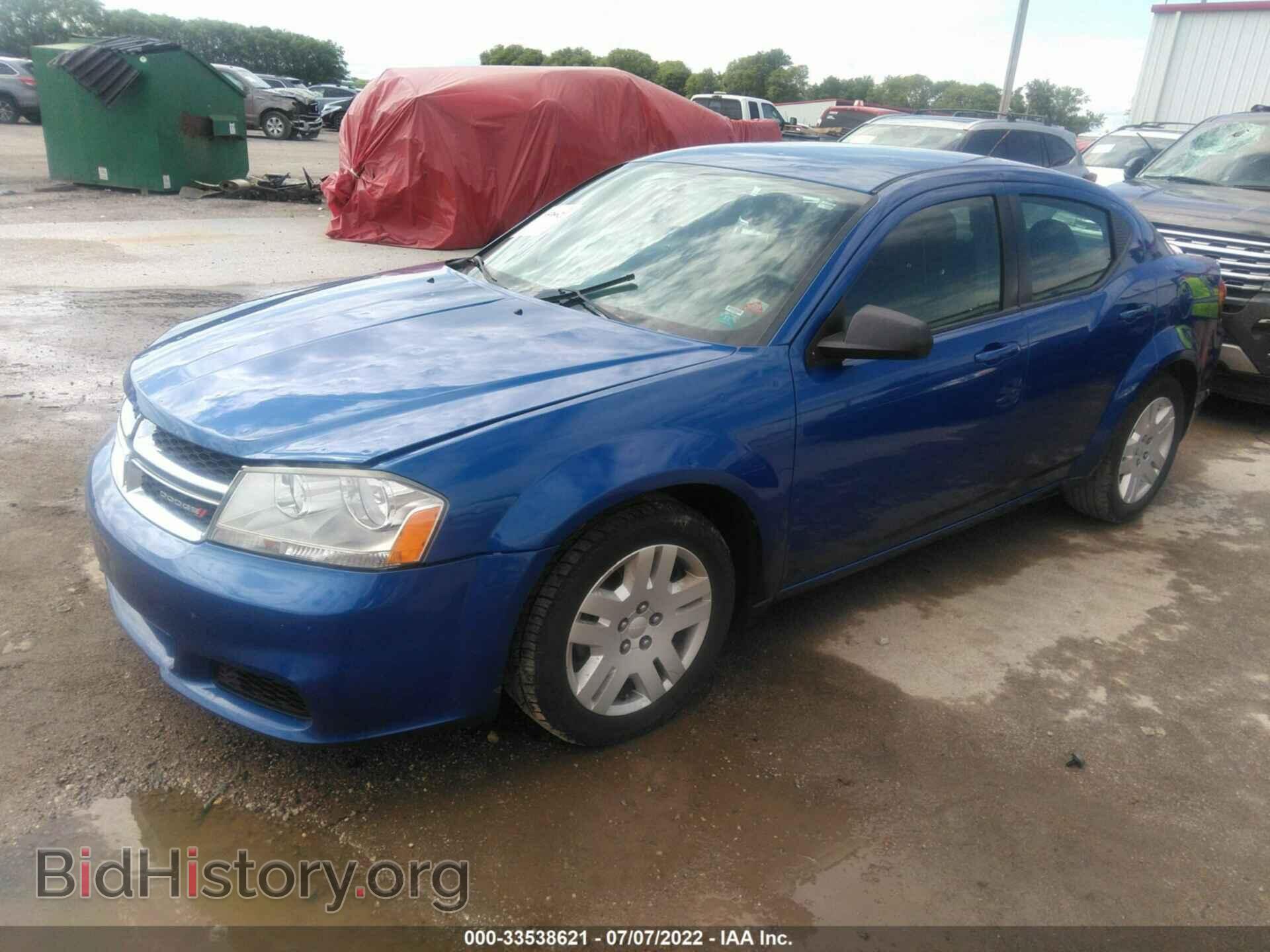 2014 DODGE AVENGER - VIN: 1C3CDZAB4EN148575 - Фото 2