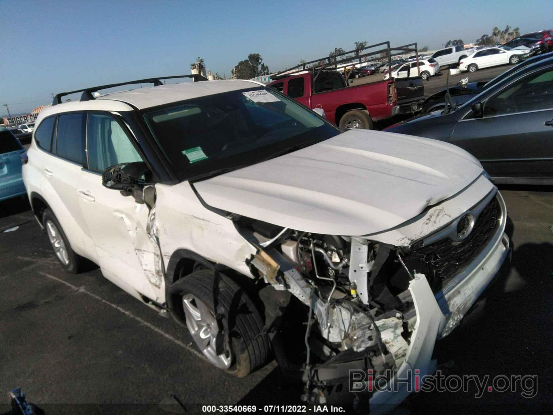 Photo 5TDZZRAH9LS012865 - TOYOTA HIGHLANDER 2020