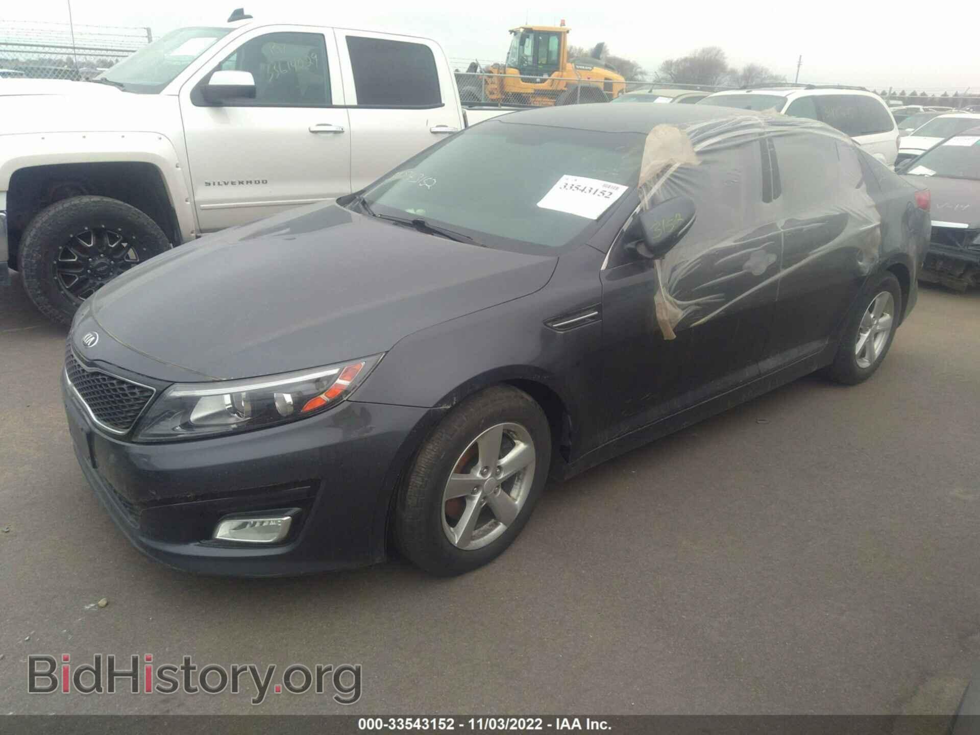 2015 KIA OPTIMA - VIN: KNAGM4A70F5643561 - Photo 2