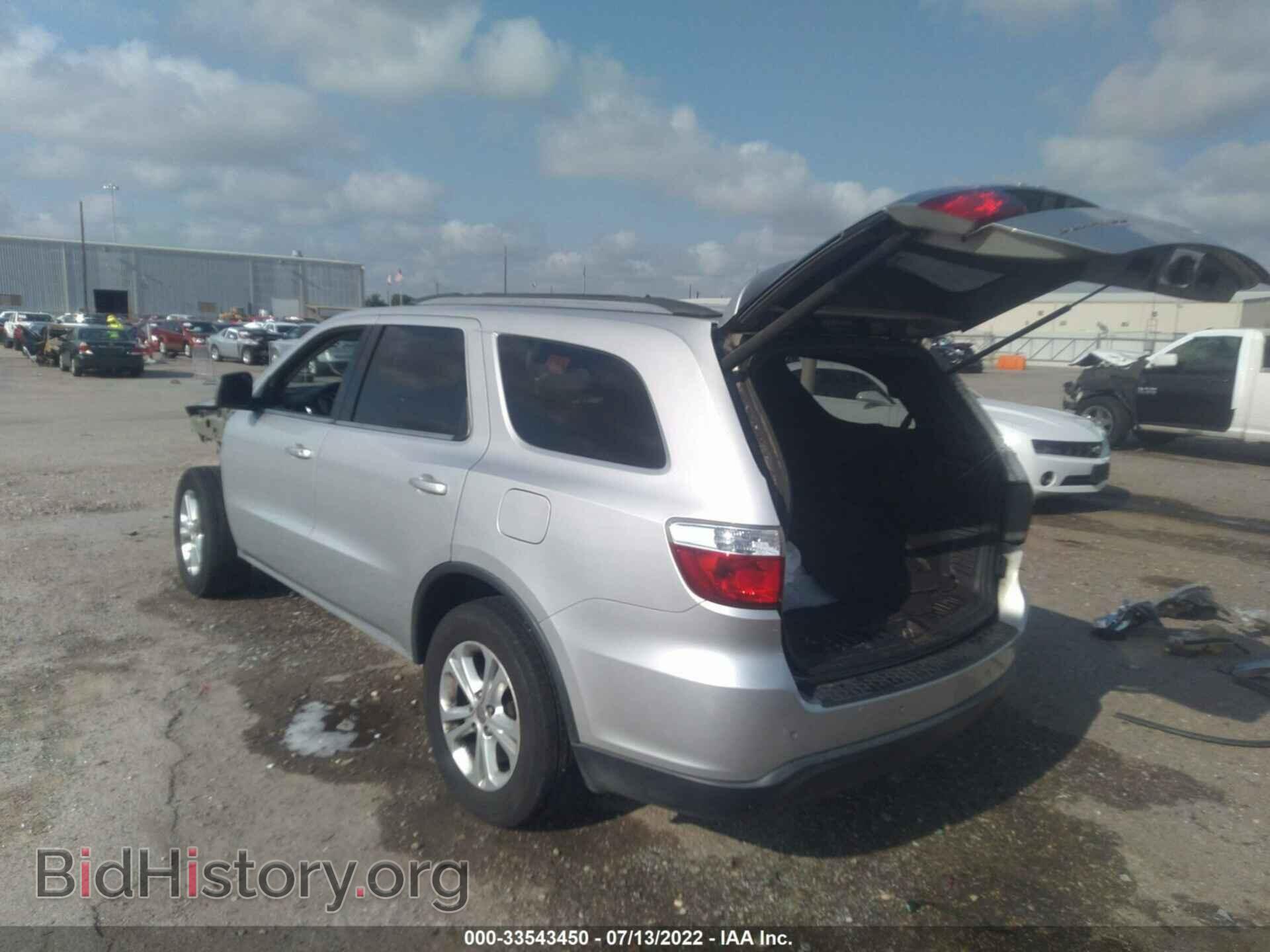 2012 DODGE DURANGO - VIN: 1C4RDHDG4CC317137 - Photo 3