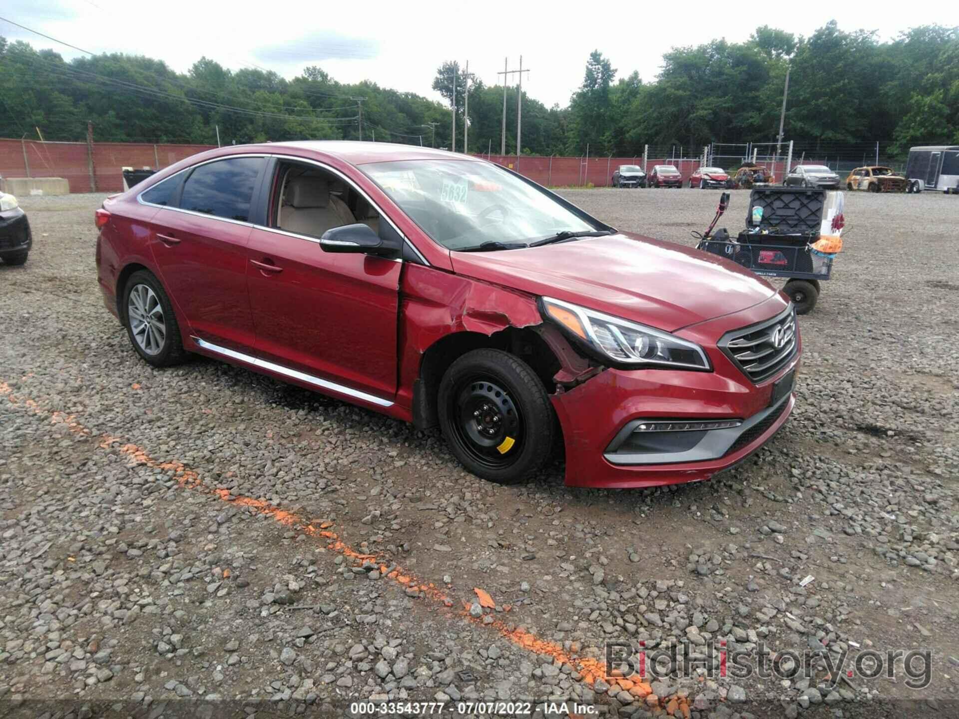 Photo 5NPE34AF1FH141887 - HYUNDAI SONATA 2015