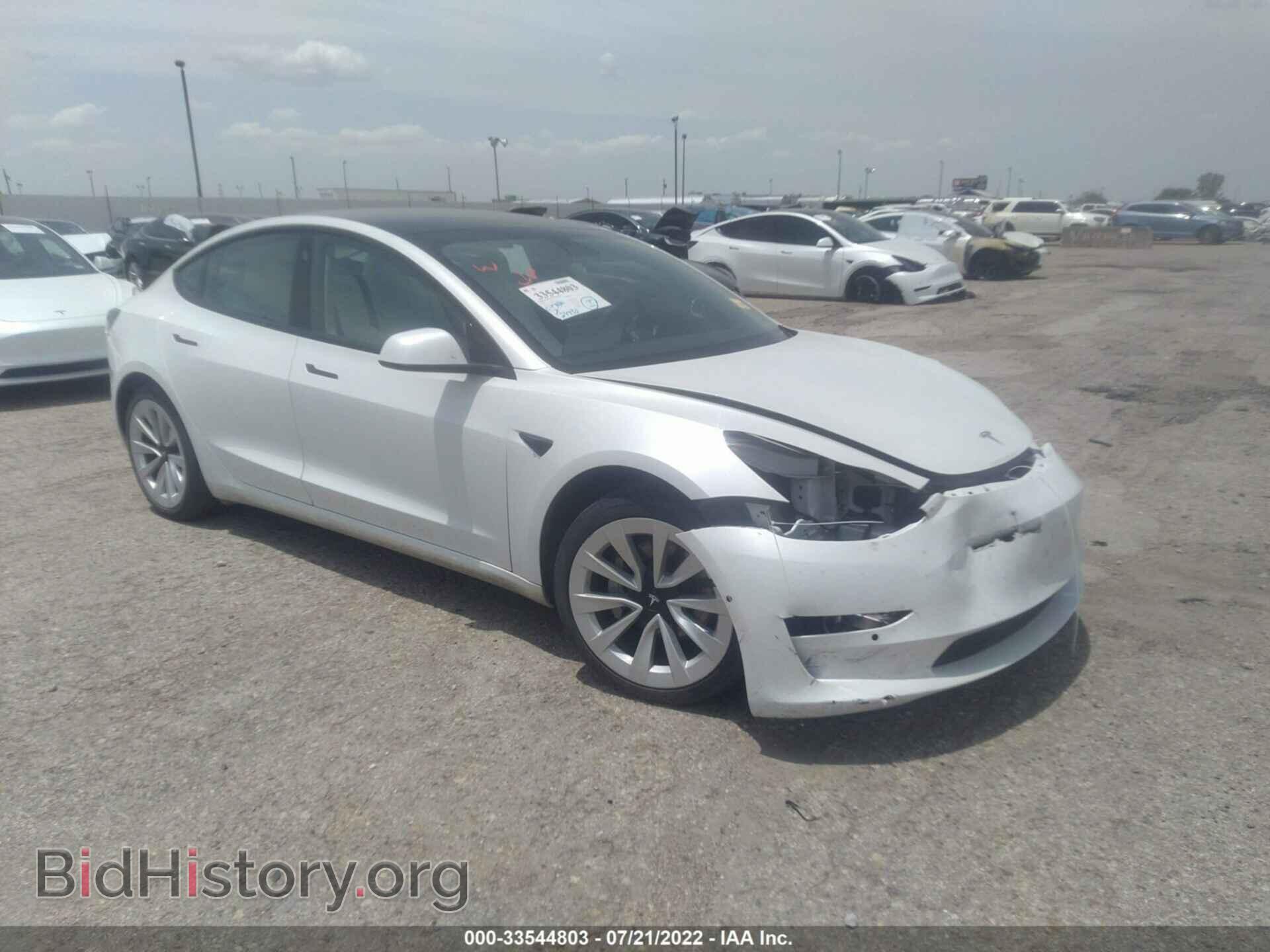 Photo 5YJ3E1EA2MF920628 - TESLA MODEL 3 2021