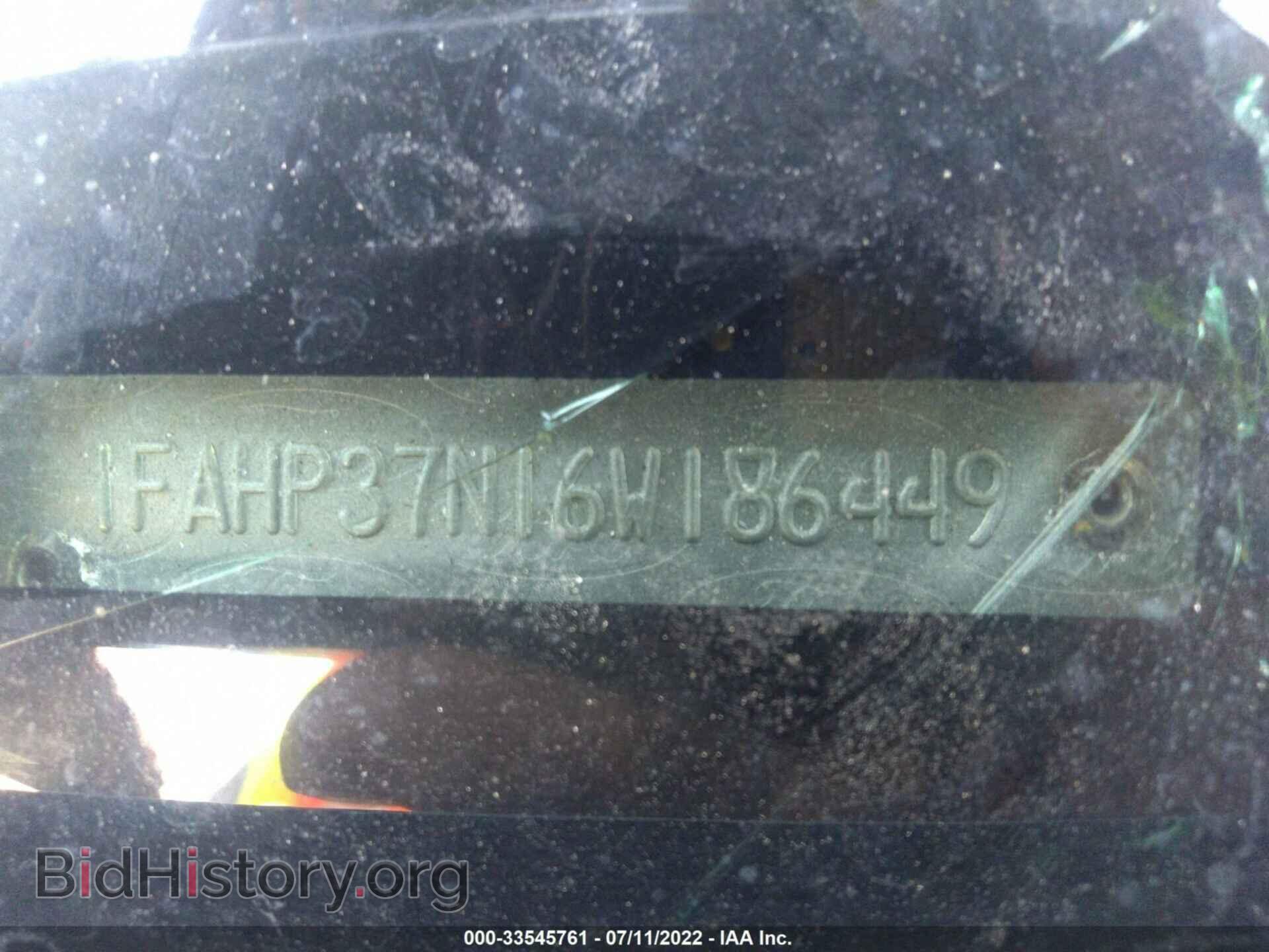 2006 FORD FOCUS - VIN: 1FAHP37N16W186449 - Фото 9