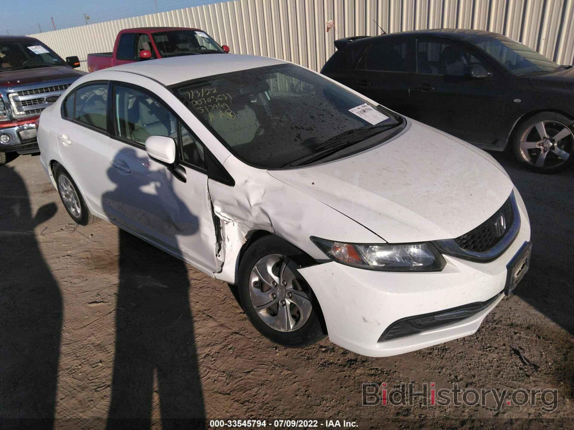 Фотография 2HGFB2F54EH513999 - HONDA CIVIC SEDAN 2014