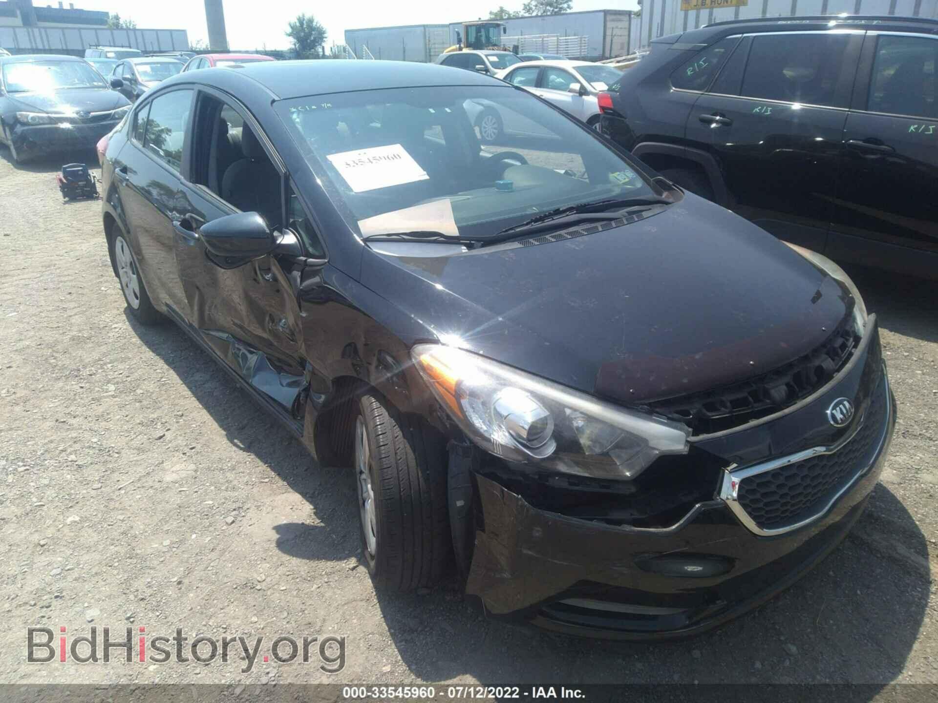 Photo KNAFK4A67F5432222 - KIA FORTE 2015