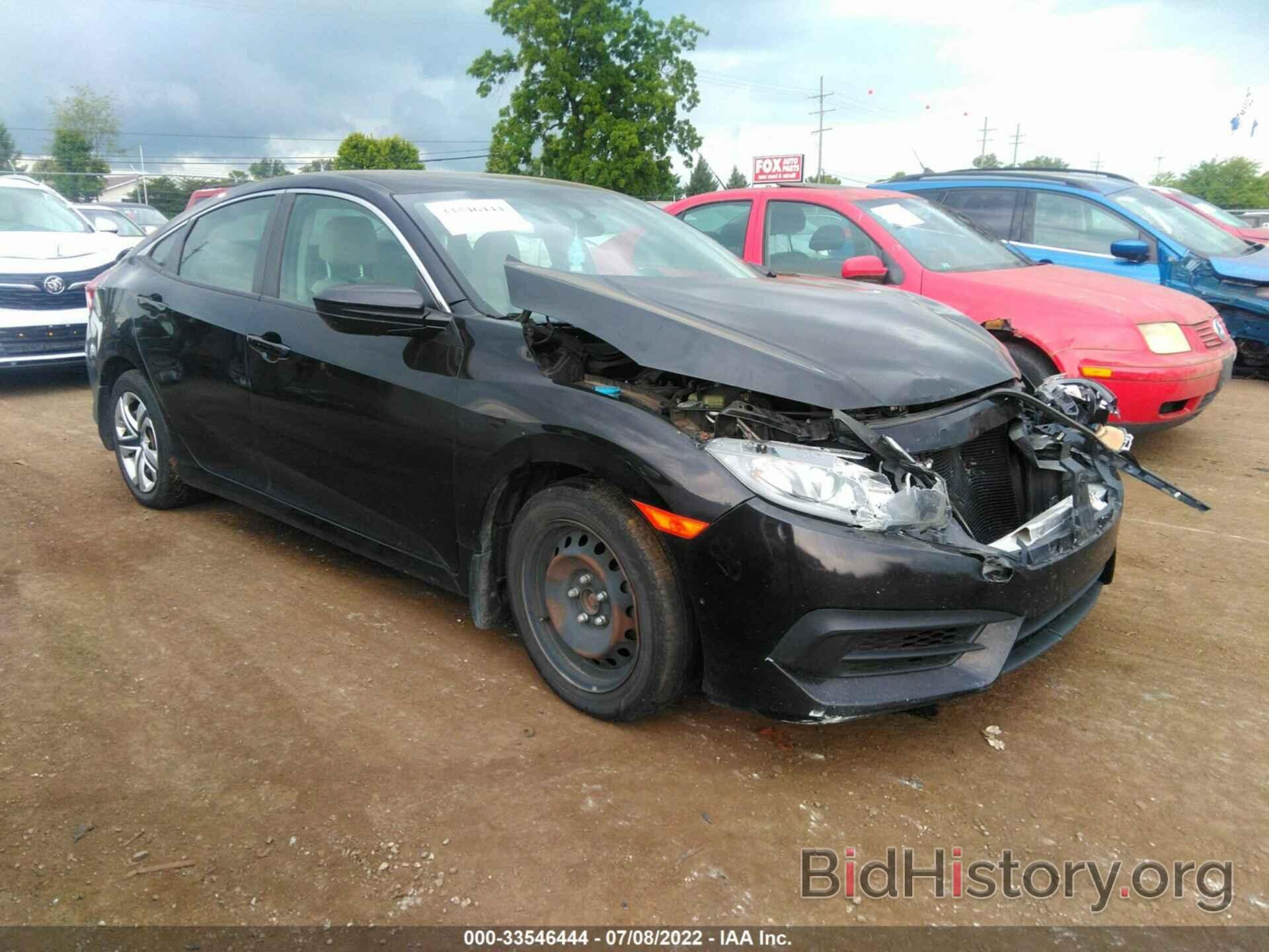 Photo 19XFC2F54GE089704 - HONDA CIVIC SEDAN 2016