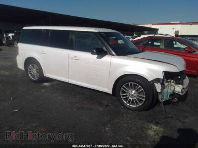 2013 Ford FLEX SEL, white — VIN 2FMGK5C86DBD15246, IAAI