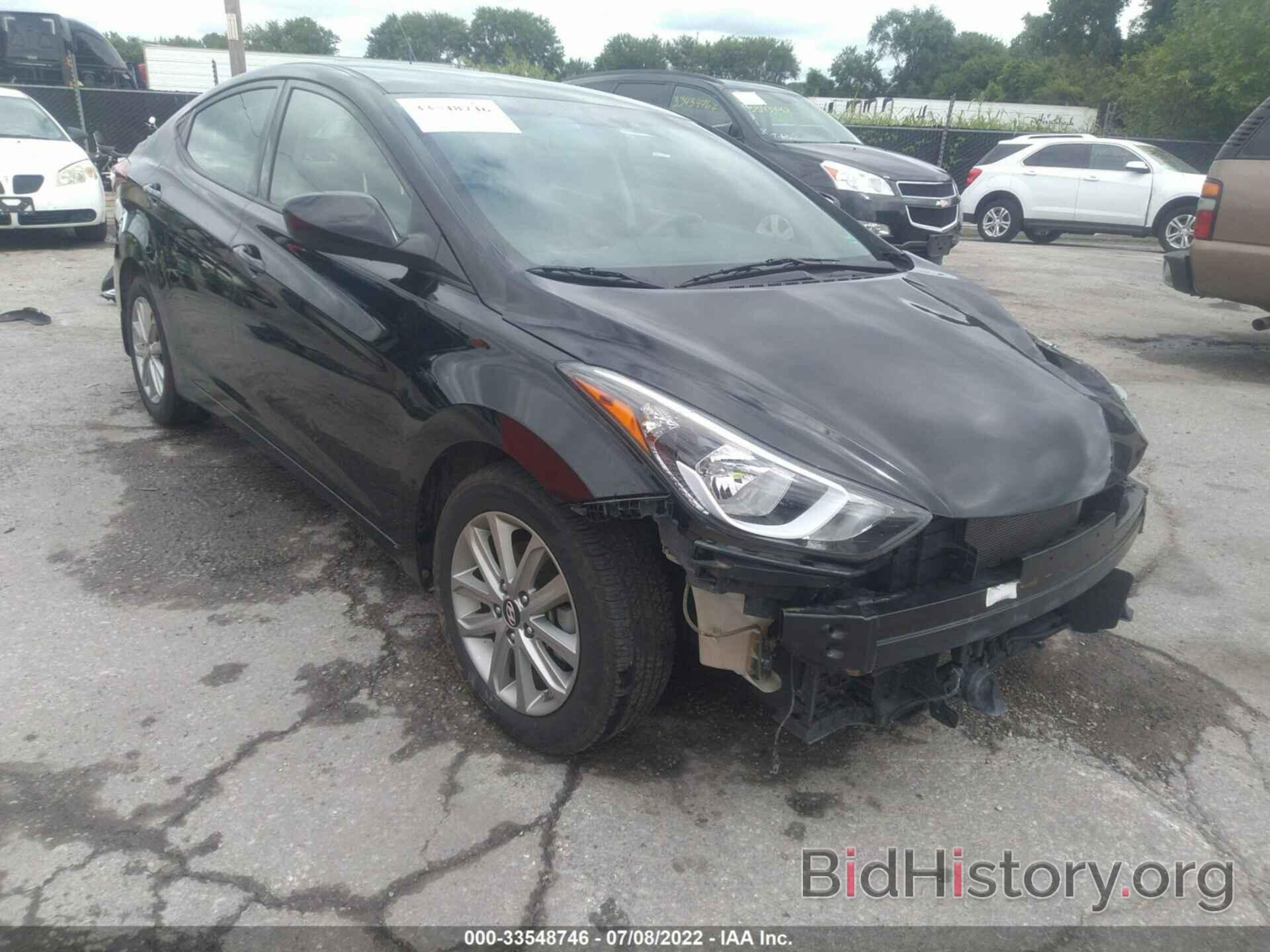 Photo 5NPDH4AE7GH652686 - HYUNDAI ELANTRA 2016