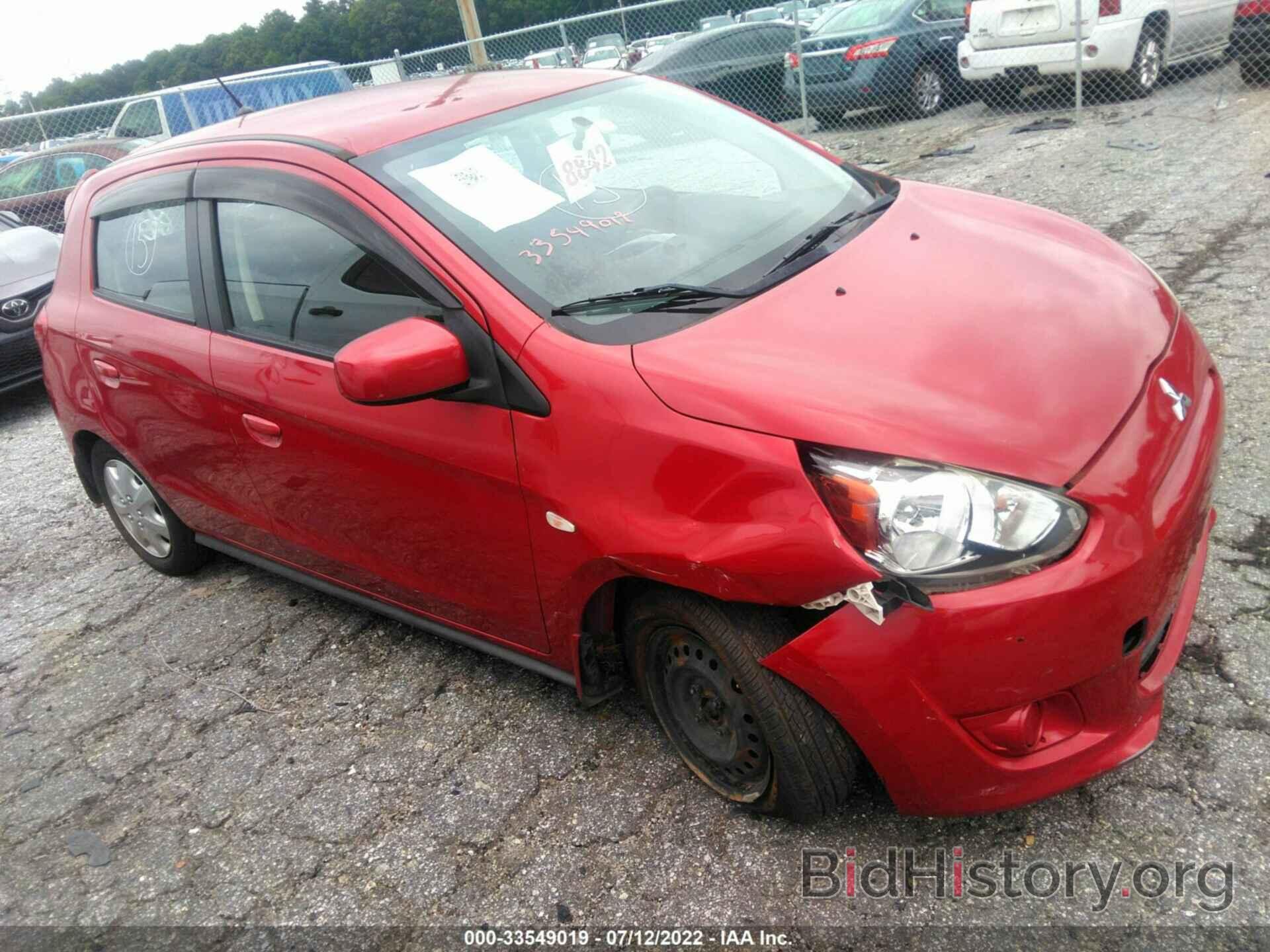 Photo ML32A3HJ5FH008211 - MITSUBISHI MIRAGE 2015