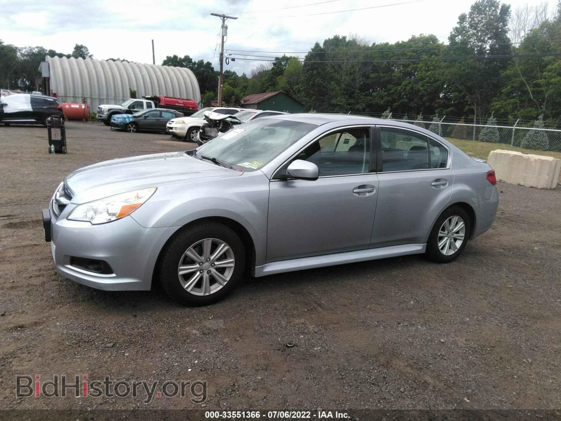 2012 SUBARU LEGACY - VIN: 4S3BMBA66C3022700 - Фото 2