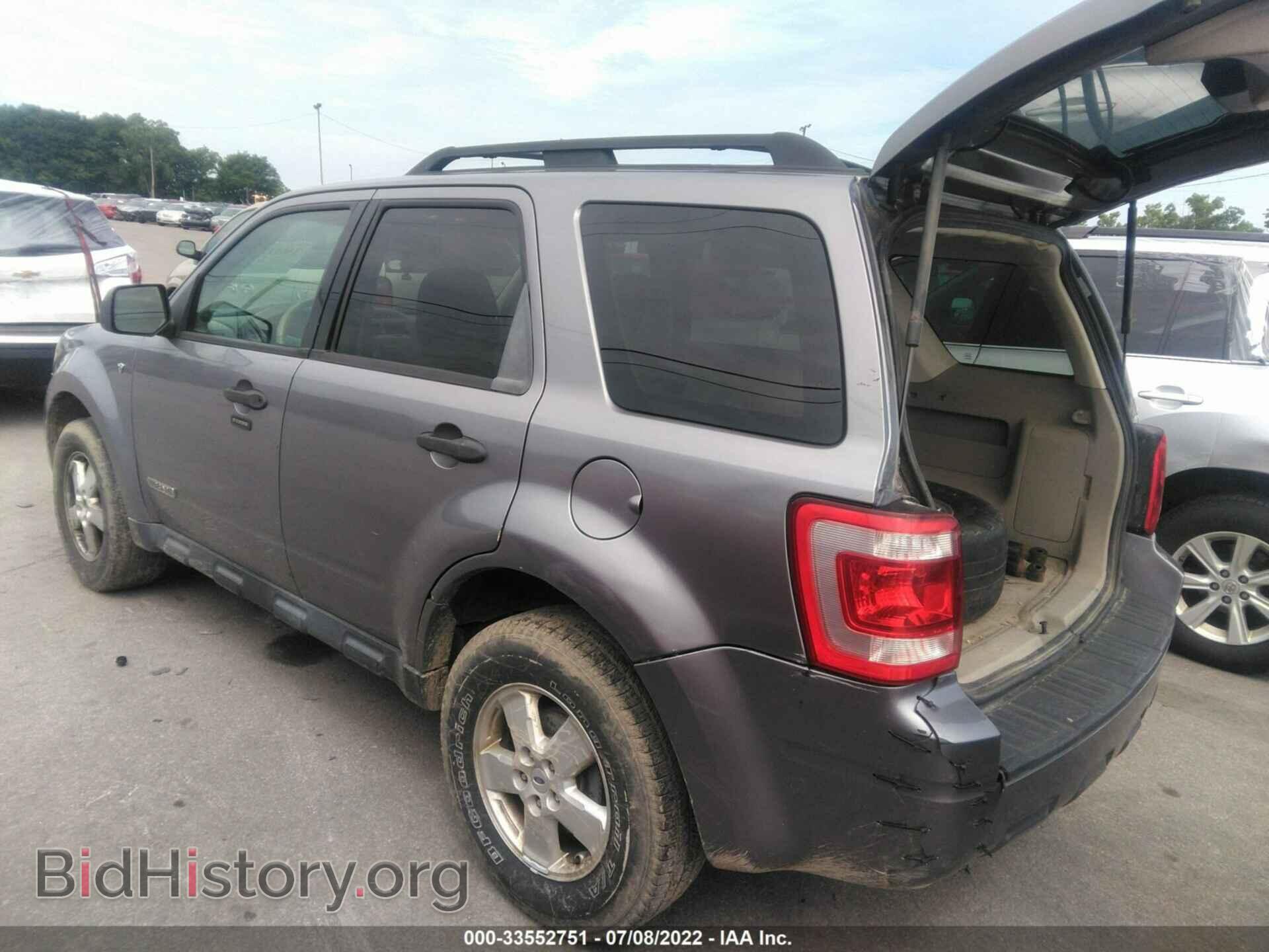 2008 FORD ESCAPE - VIN: 1FMCU93178KD07736 - Фото 3