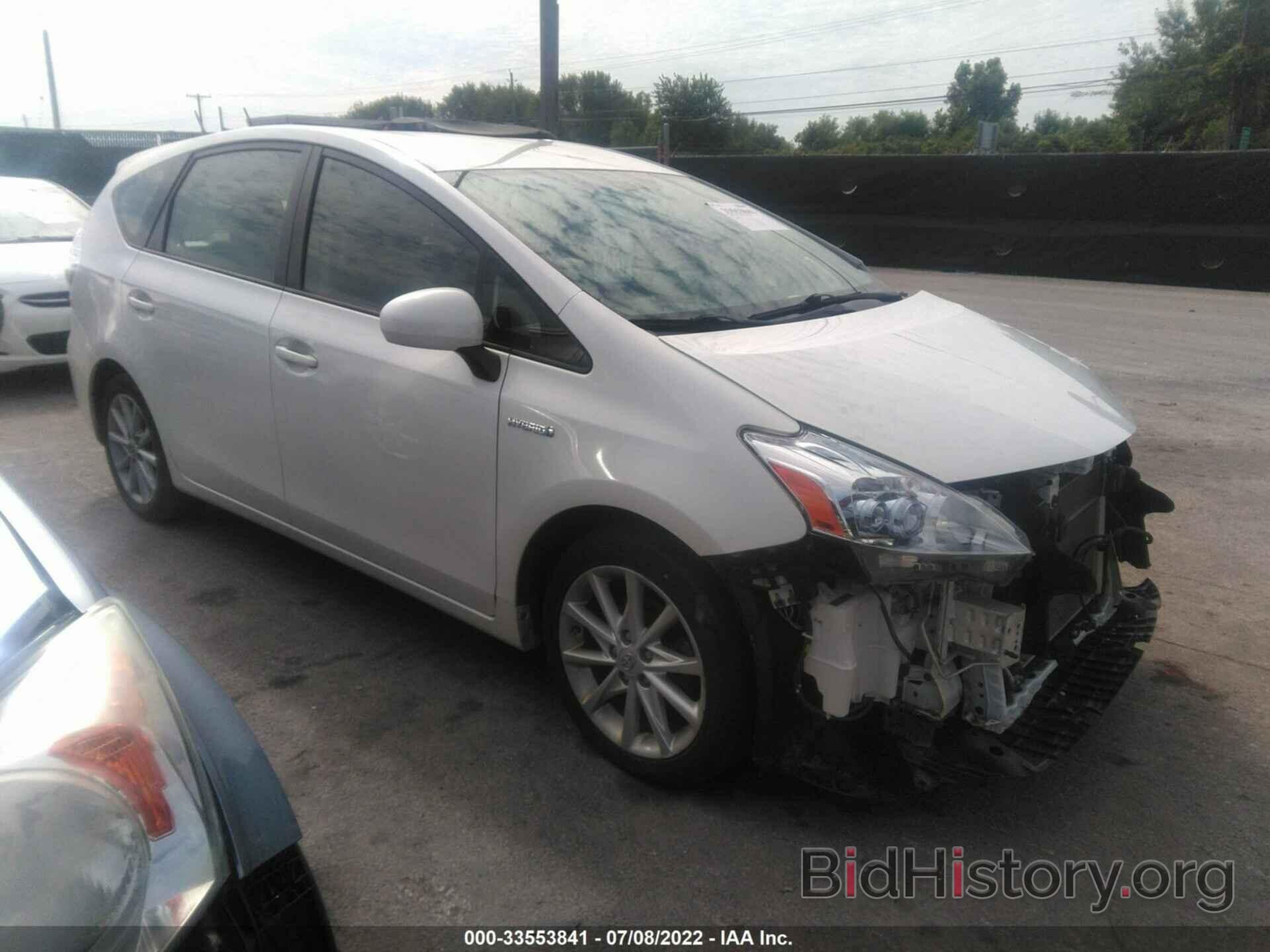 Photo JTDZN3EU8C3155937 - TOYOTA PRIUS V 2012