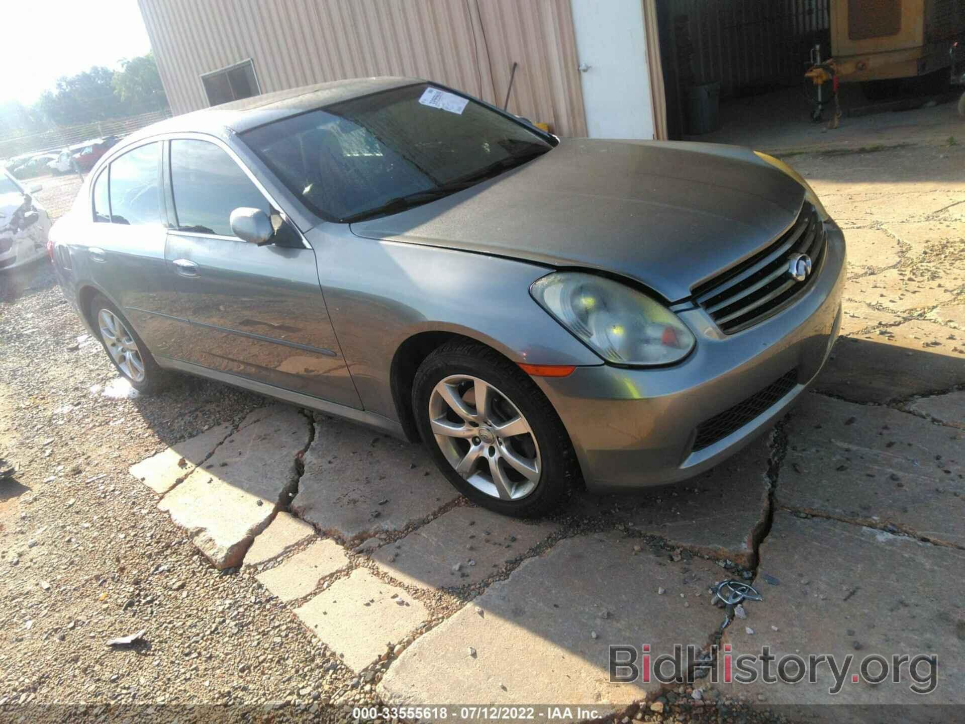 Photo JNKCV51F66M614694 - INFINITI G35 SEDAN 2006