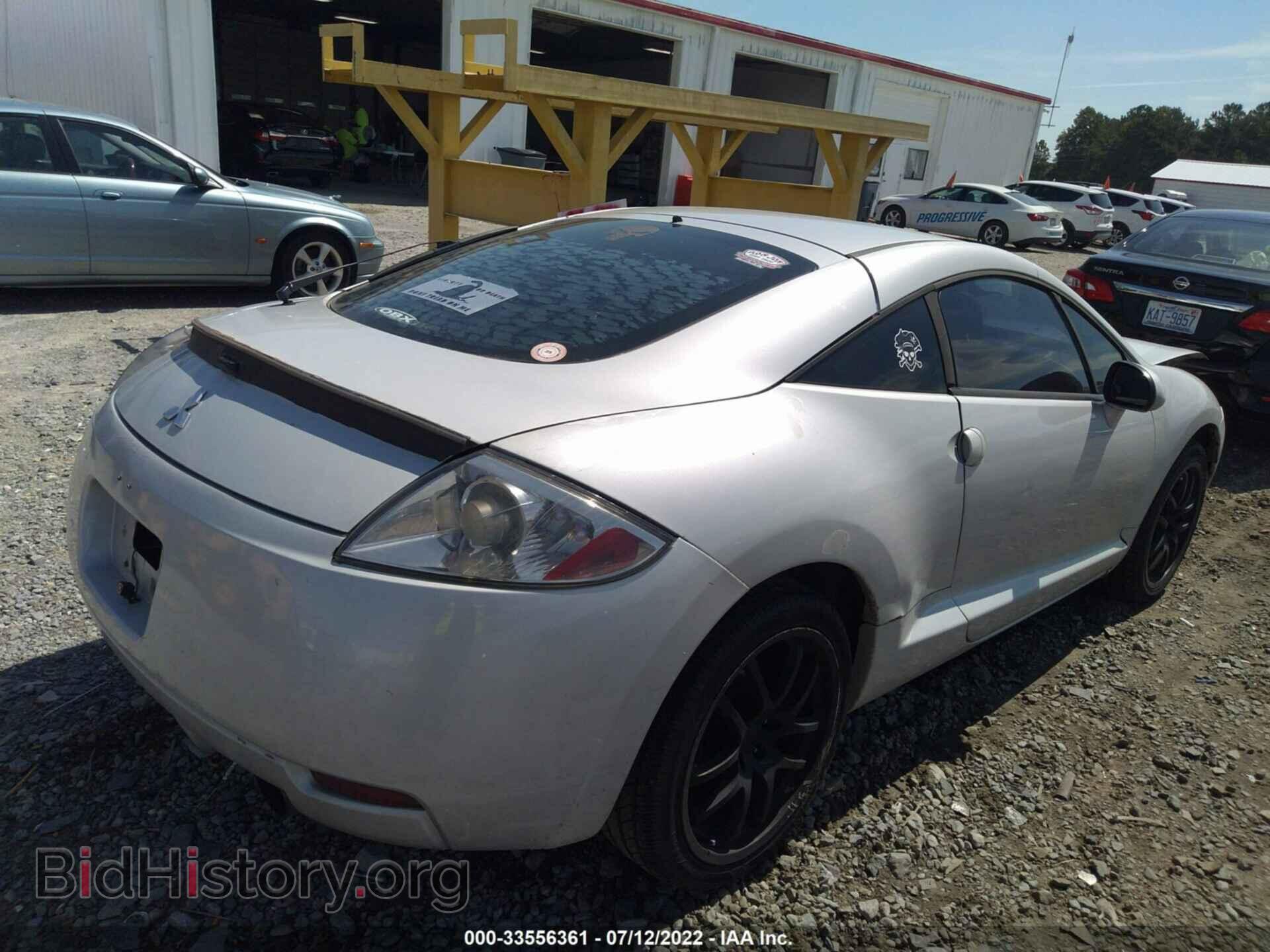 2006 MITSUBISHI ECLIPSE - VIN: 4A3AK34T66E047076 - Фото 4