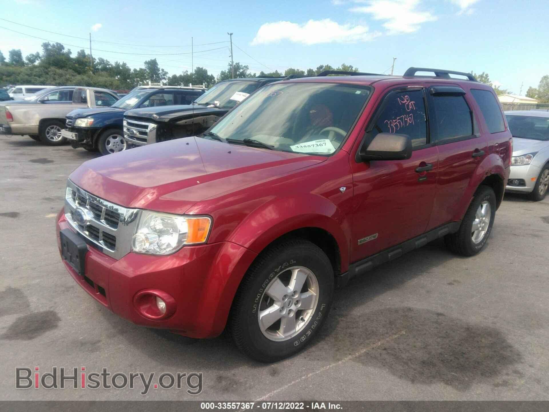 2008 FORD ESCAPE - VIN: 1FMCU93198KB77510 - Фото 2