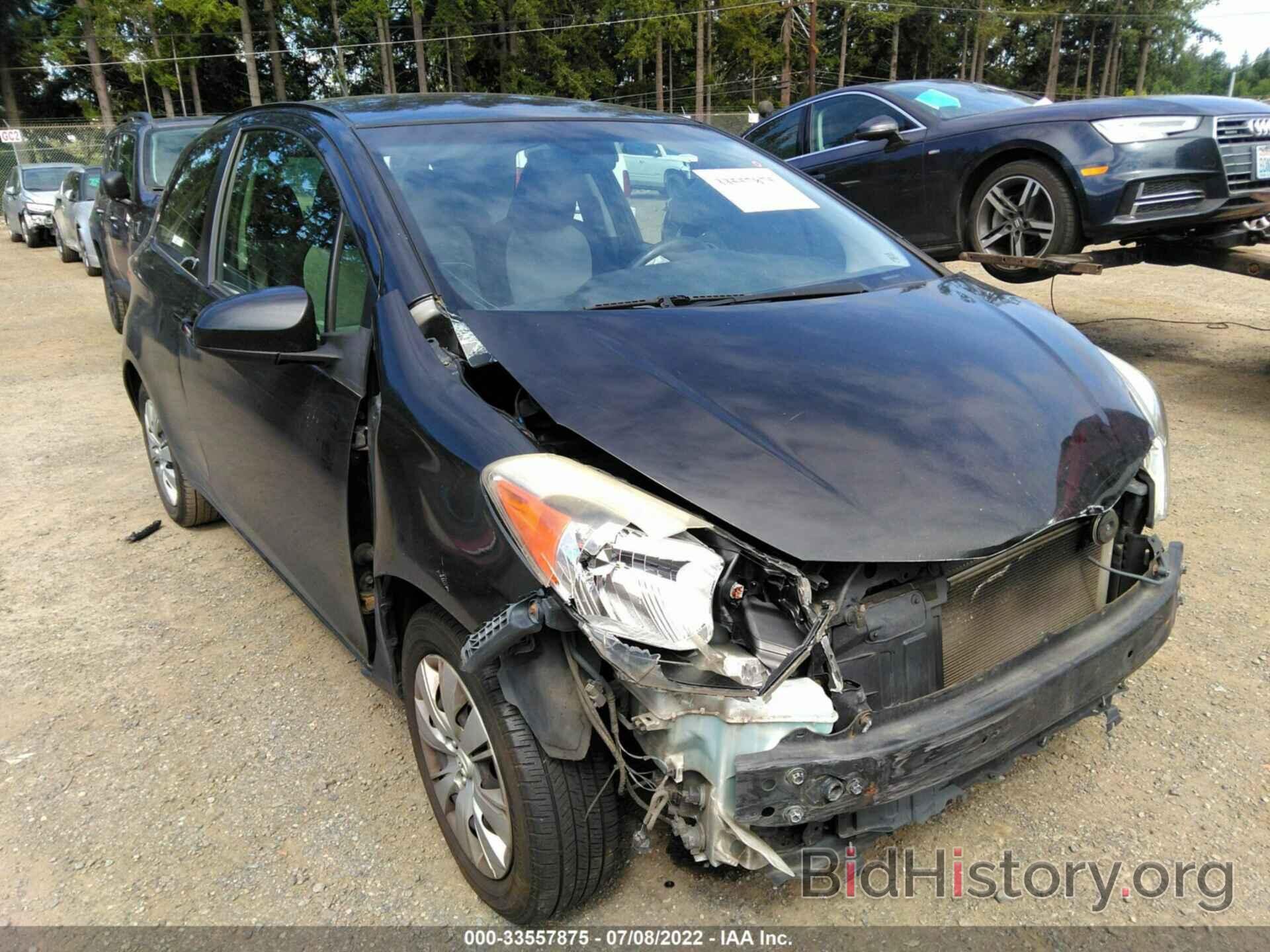 Photo JTDJTUD39CD504468 - TOYOTA YARIS 2012