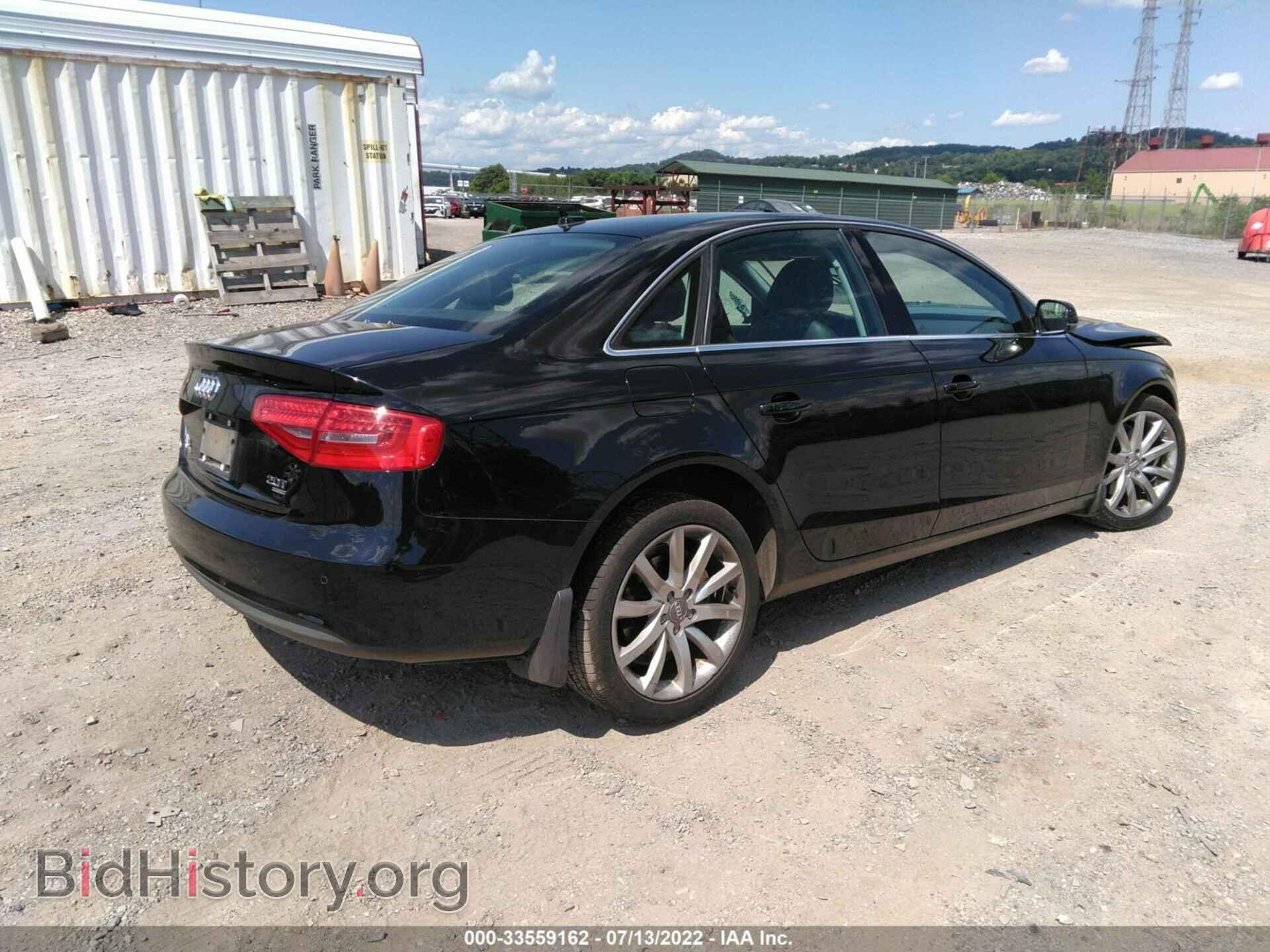 2013 AUDI A4 - VIN: WAUFFAFL3DN018322 - Фото 4
