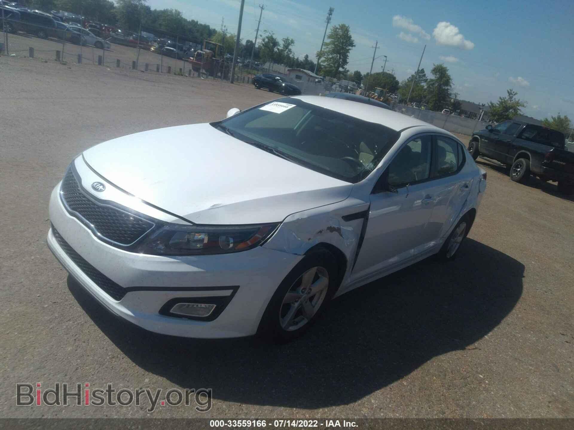 2015 KIA OPTIMA - VIN: 5XXGM4A77FG447891 - Фото 2