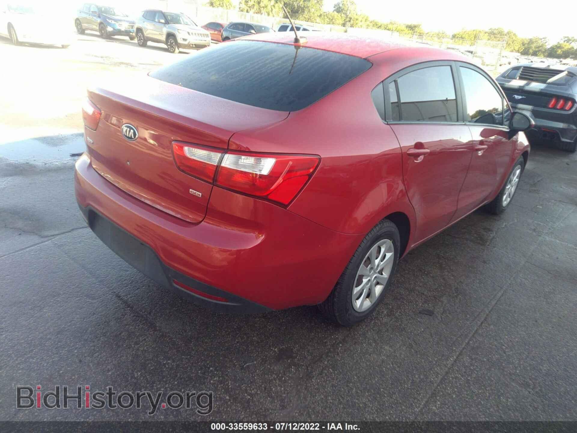 2013 KIA RIO - VIN: KNADM4A30D6240655 - Photo 4