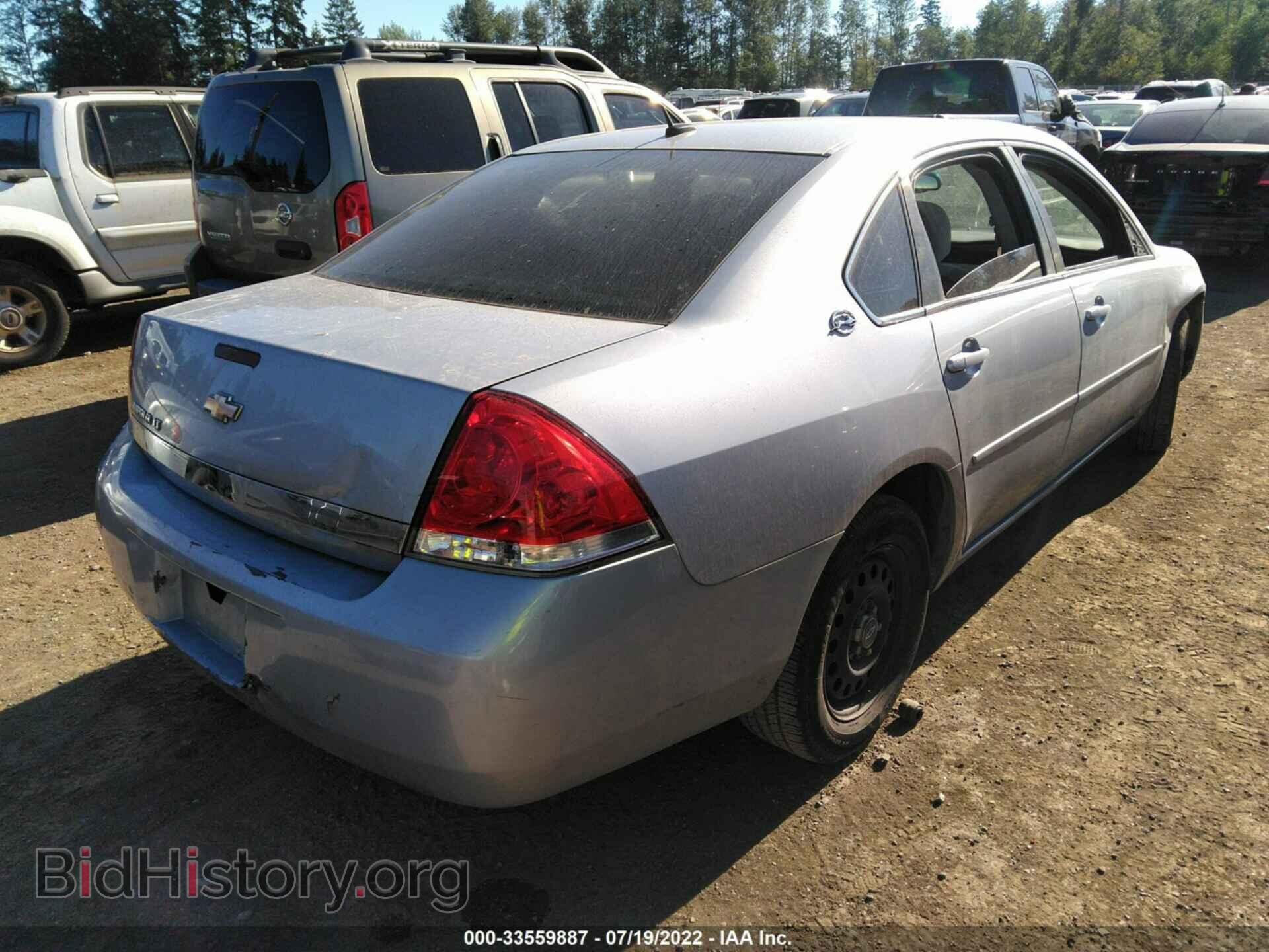 2006 CHEVROLET IMPALA - VIN: 2G1WT58K069182553 - Фото 4