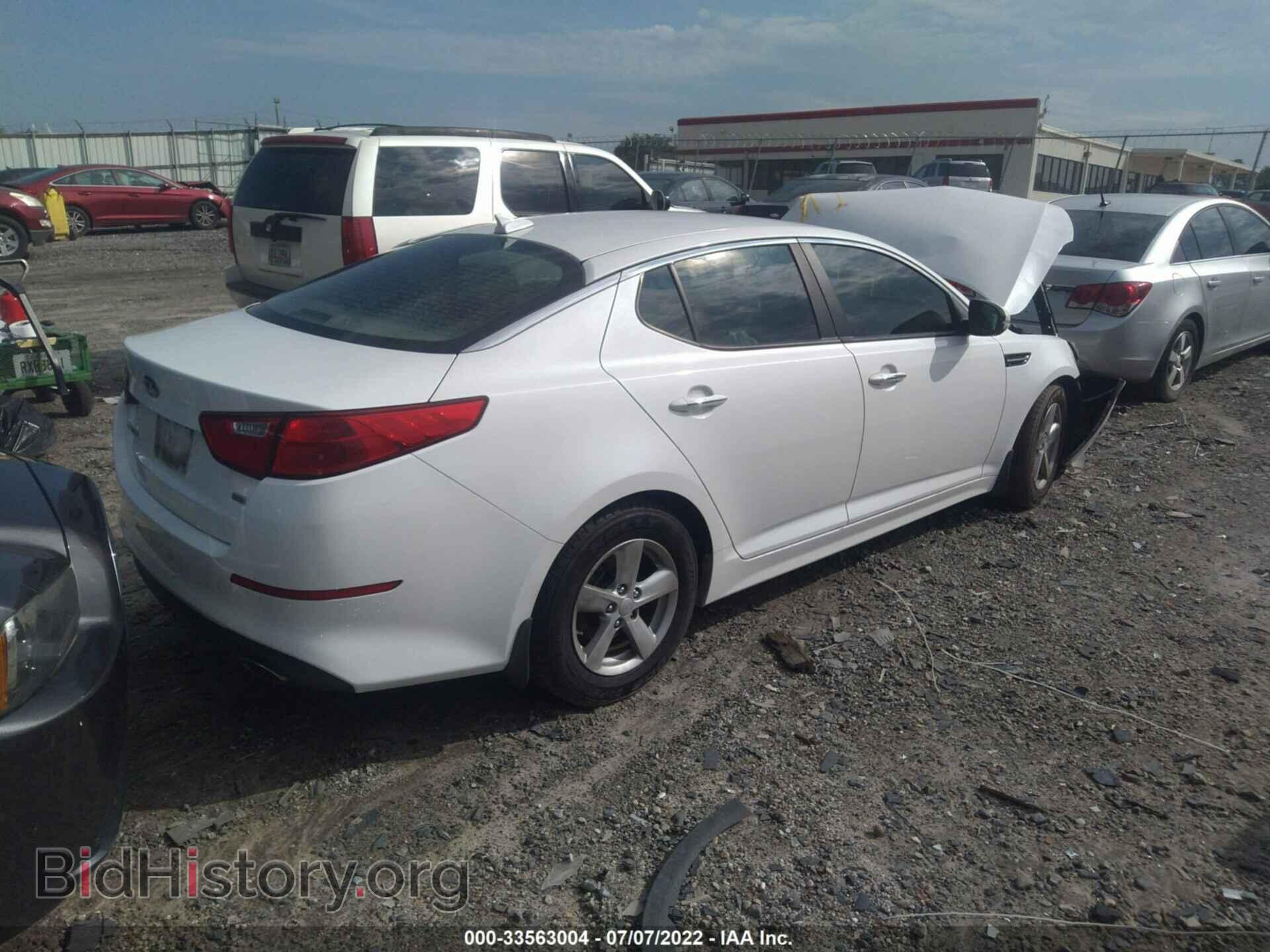 2015 KIA OPTIMA - VIN: KNAGM4A73F5608593 - Фото 4